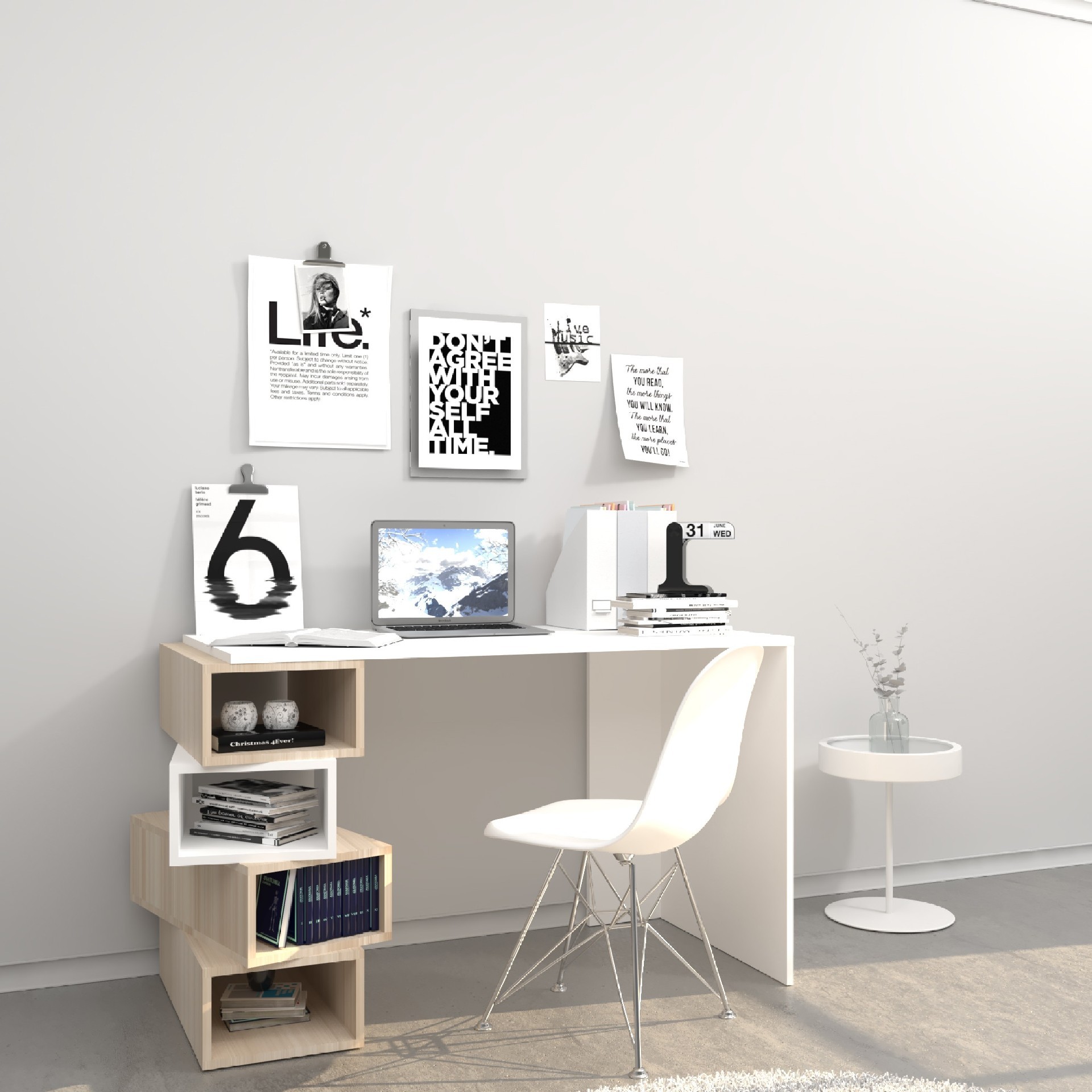 HOMEMANIA Scrivania damon, , large