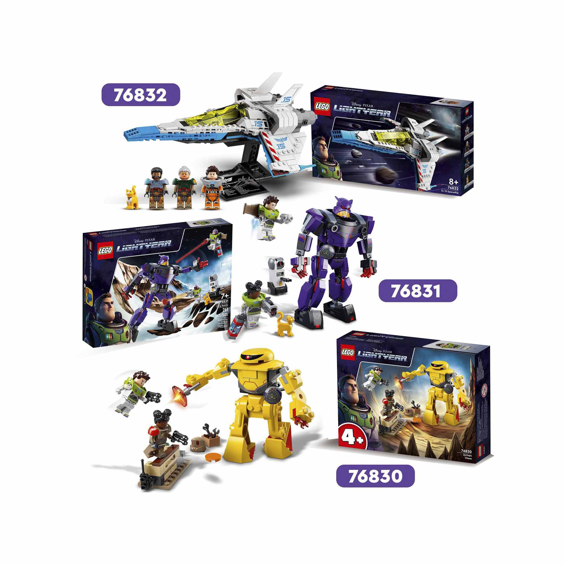LEGO Lightyear Disney e Pixar Battaglia di Zurg, Giochi per Bambini dai 7 Anni, 76831, , large