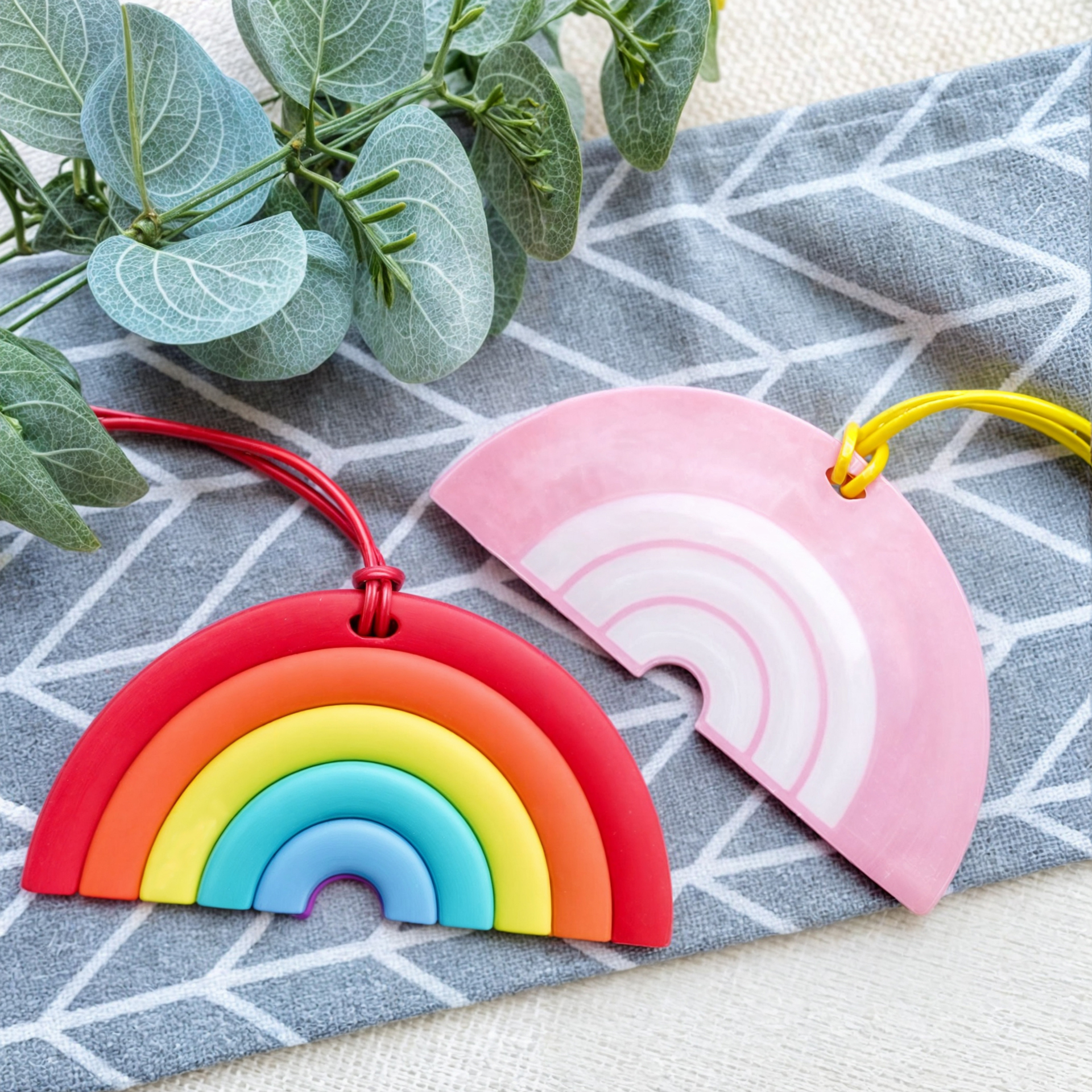 Targhetta Bagaglio - Arcobaleno, , large