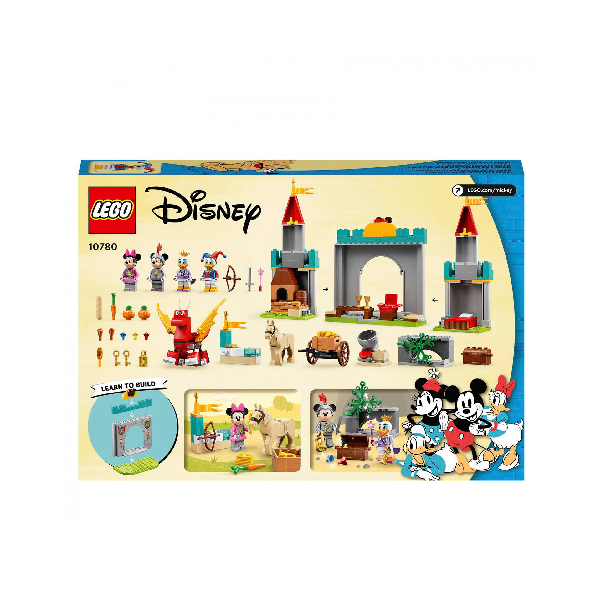 LEGO Disney Topolino e Amici Topolino e i suoi Amici Paladini del Castello, con 10780, , large