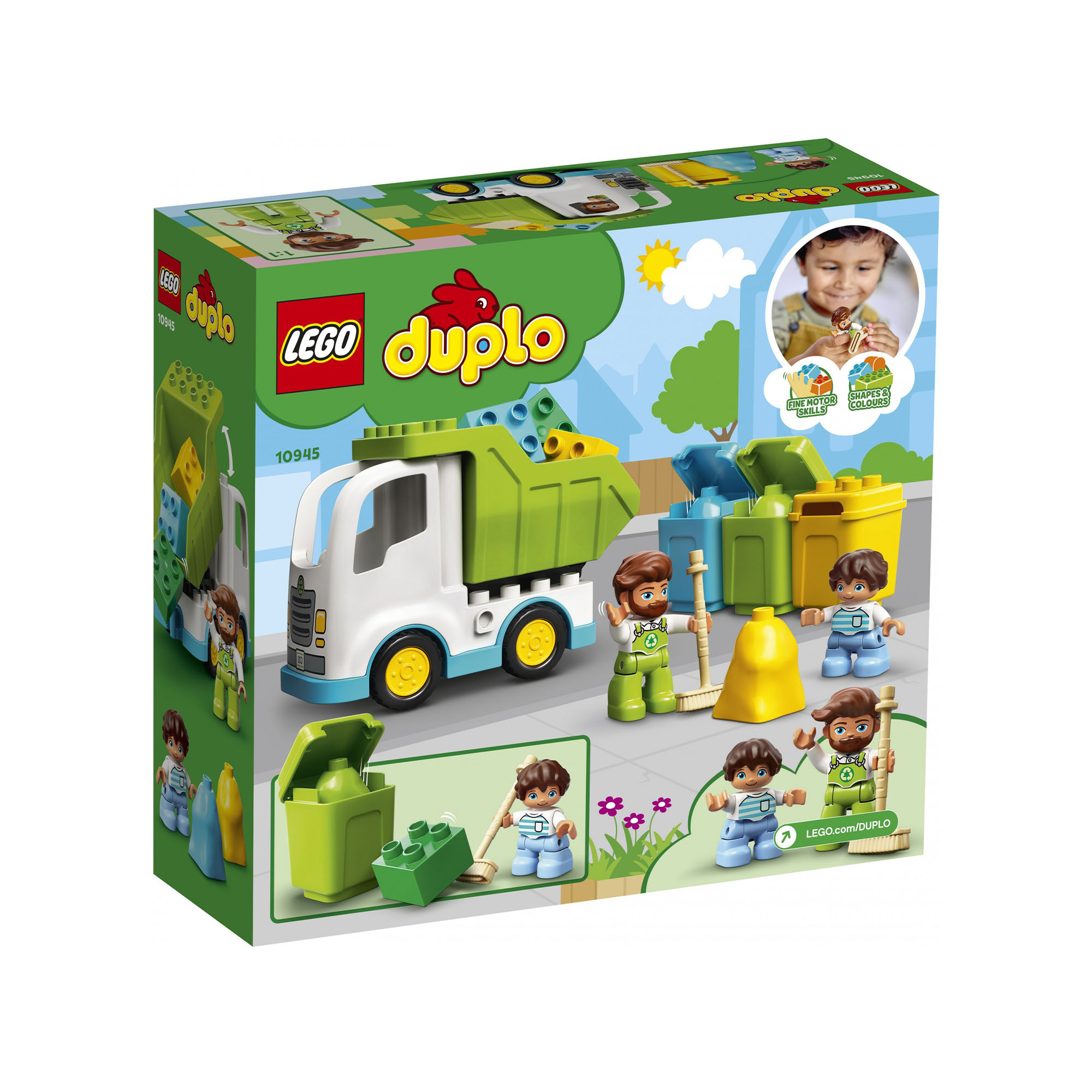 Camion della spazzatura e riciclaggio 10945, , large