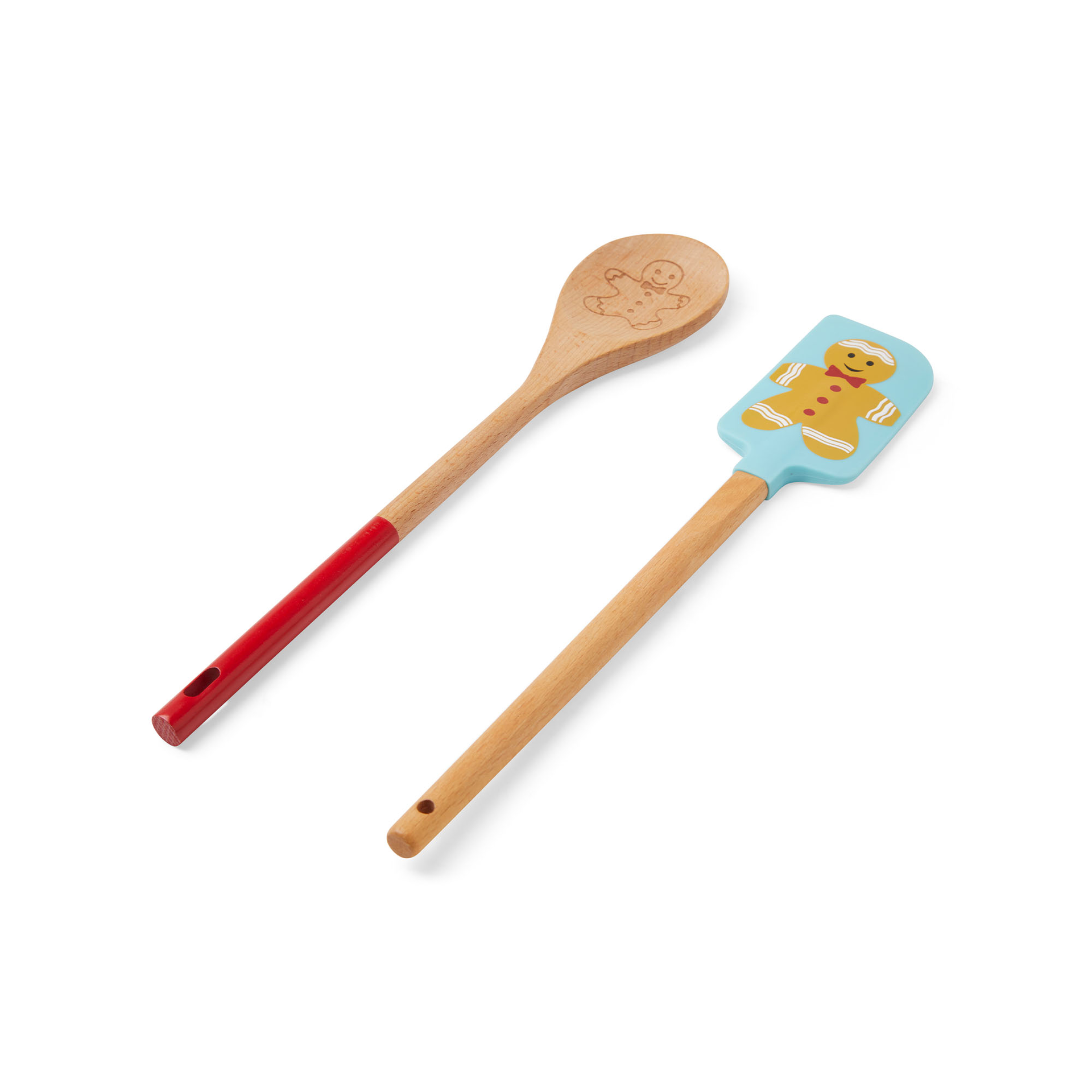 Set Cucchiaio In Legno E Spatola Da Cucina, , large