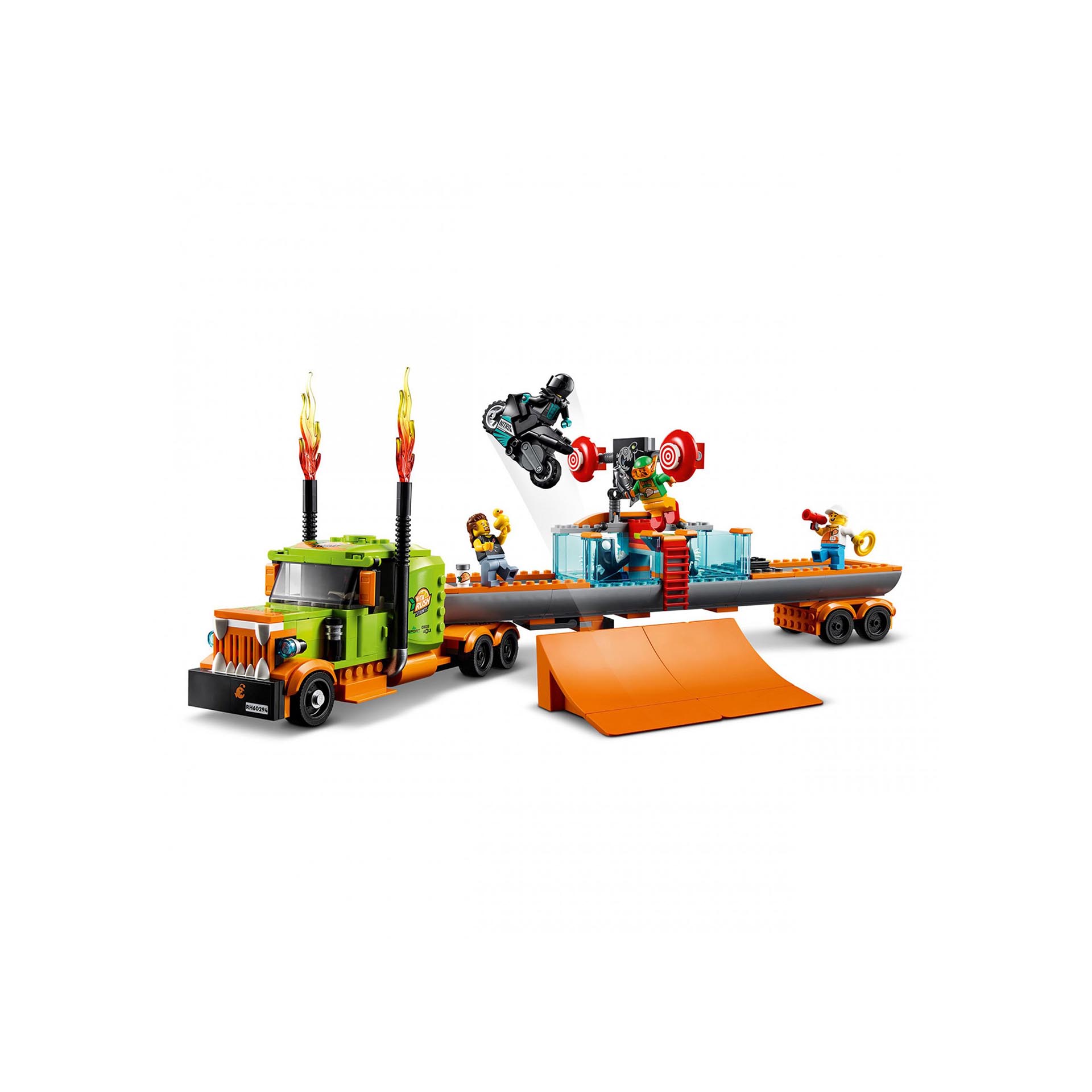 LEGO City Stuntz Truck dello Stunt Show, Set da Costruzione con Moto giocattolo 60294, , large