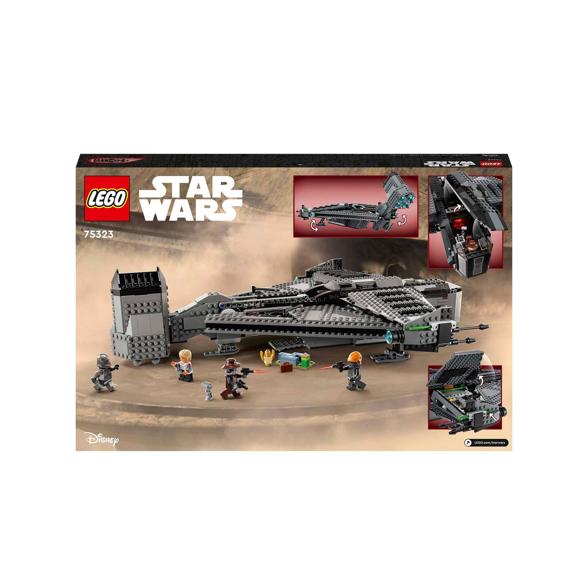 LEGO 75323 Star Wars The Justifier, Astronave Giocattolo da Costruire con Minifi 75323, , large