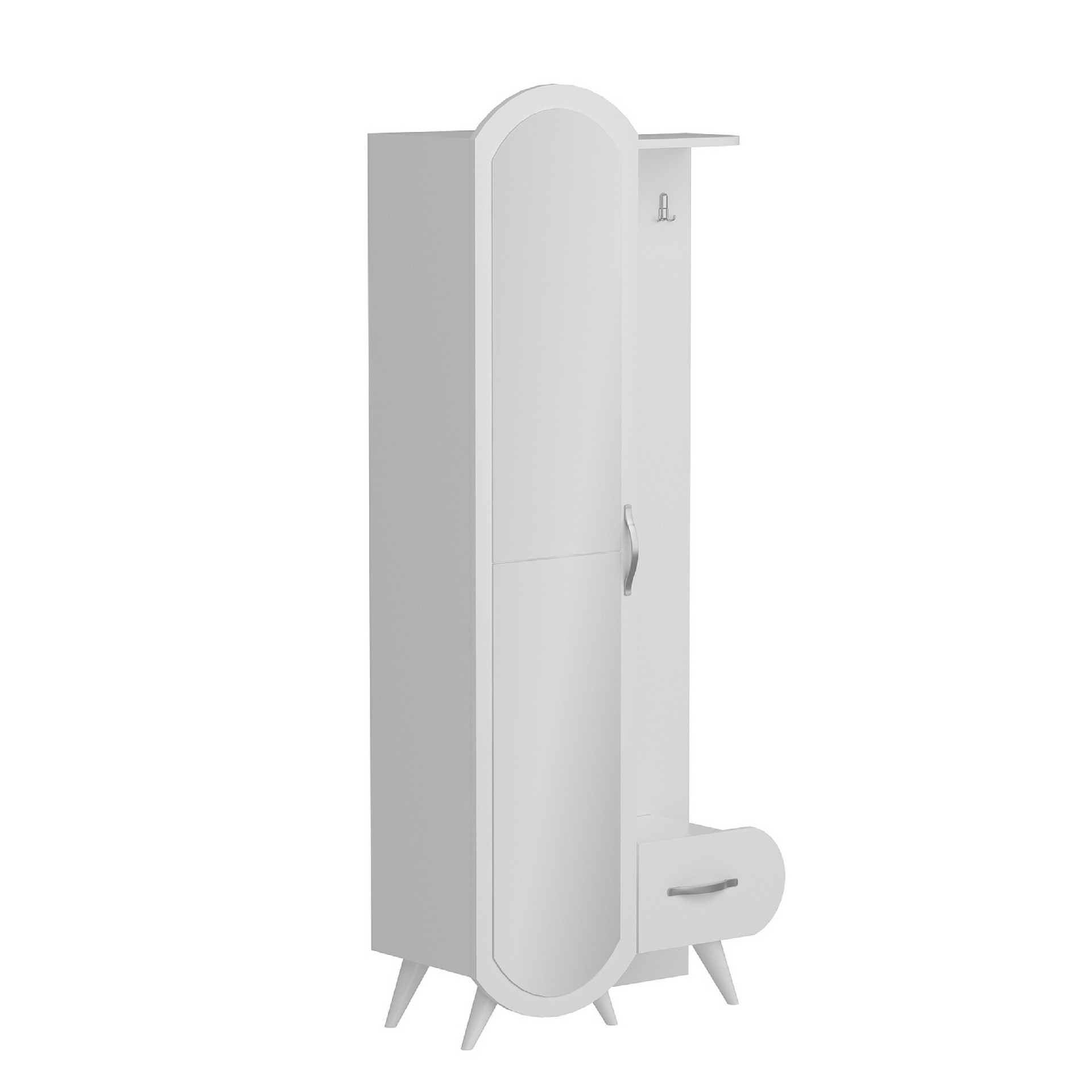 HOMEMANIA Mobile Ingresso Kerry, bianco, , large