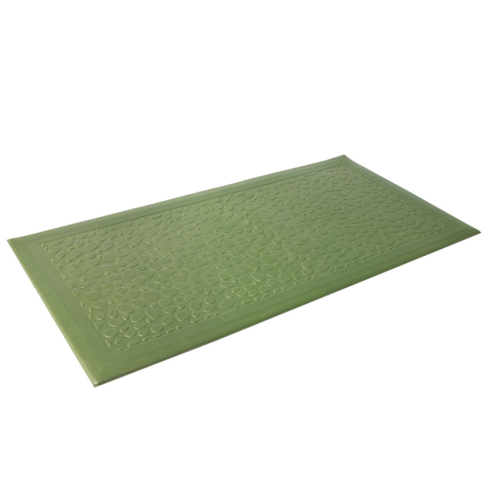 Tappetino antifatica gocce, colore verde, , large