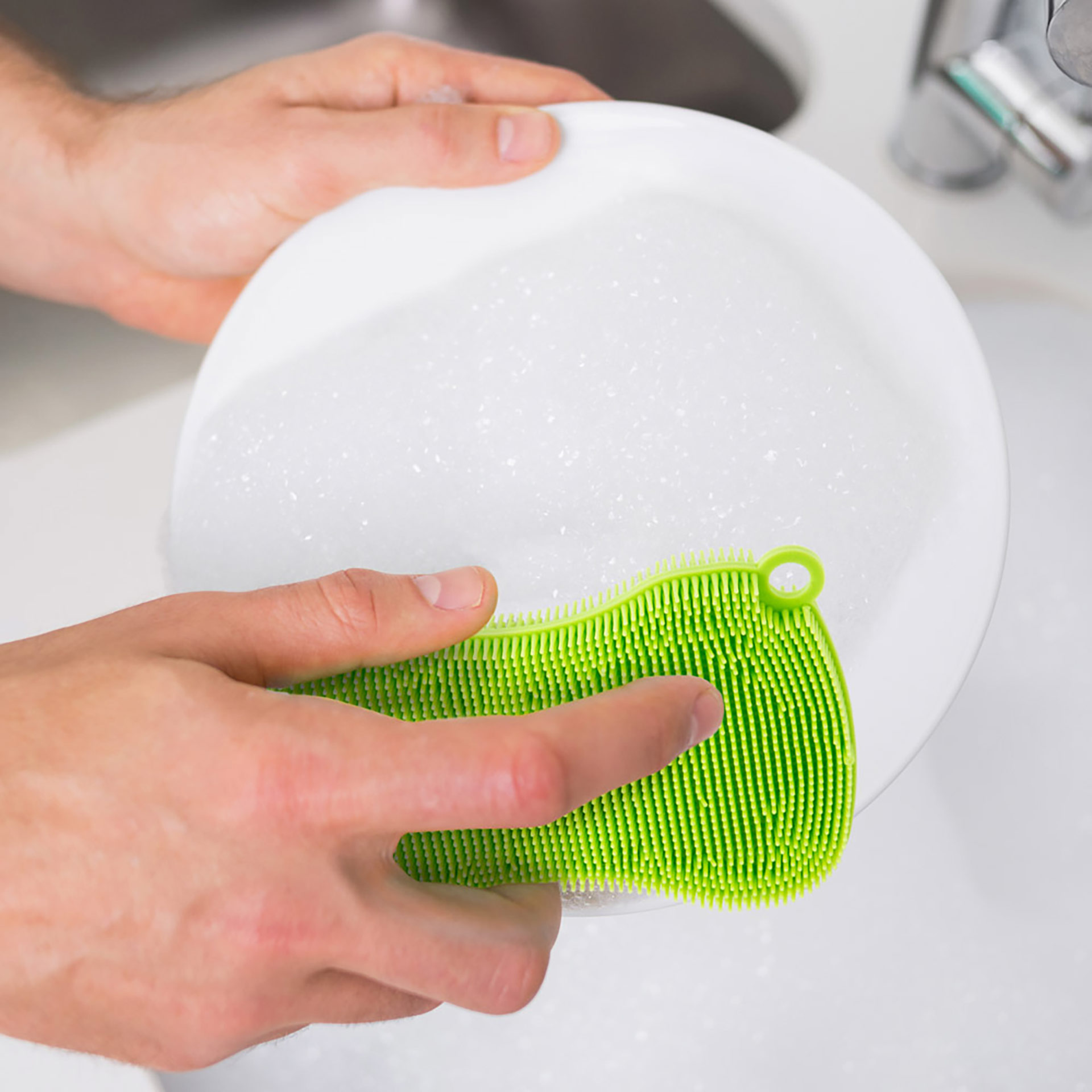 Spugna multiuso in silicone per pulizia, , large