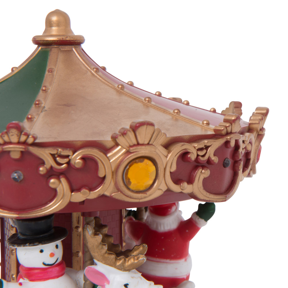 Carillon natalizio con musica e luci, , large