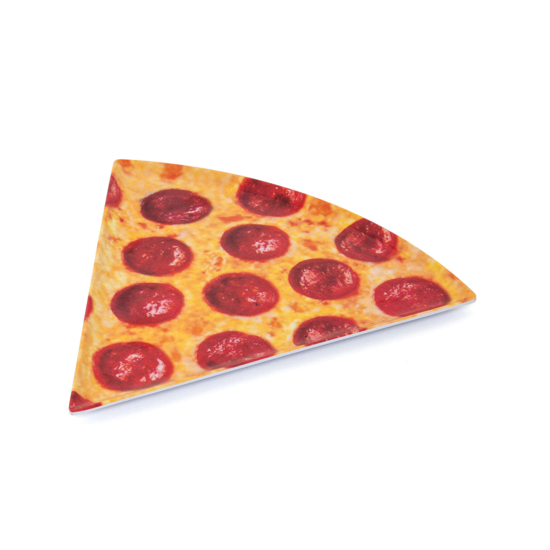 Piatto a forma di trancio di pizza, , large