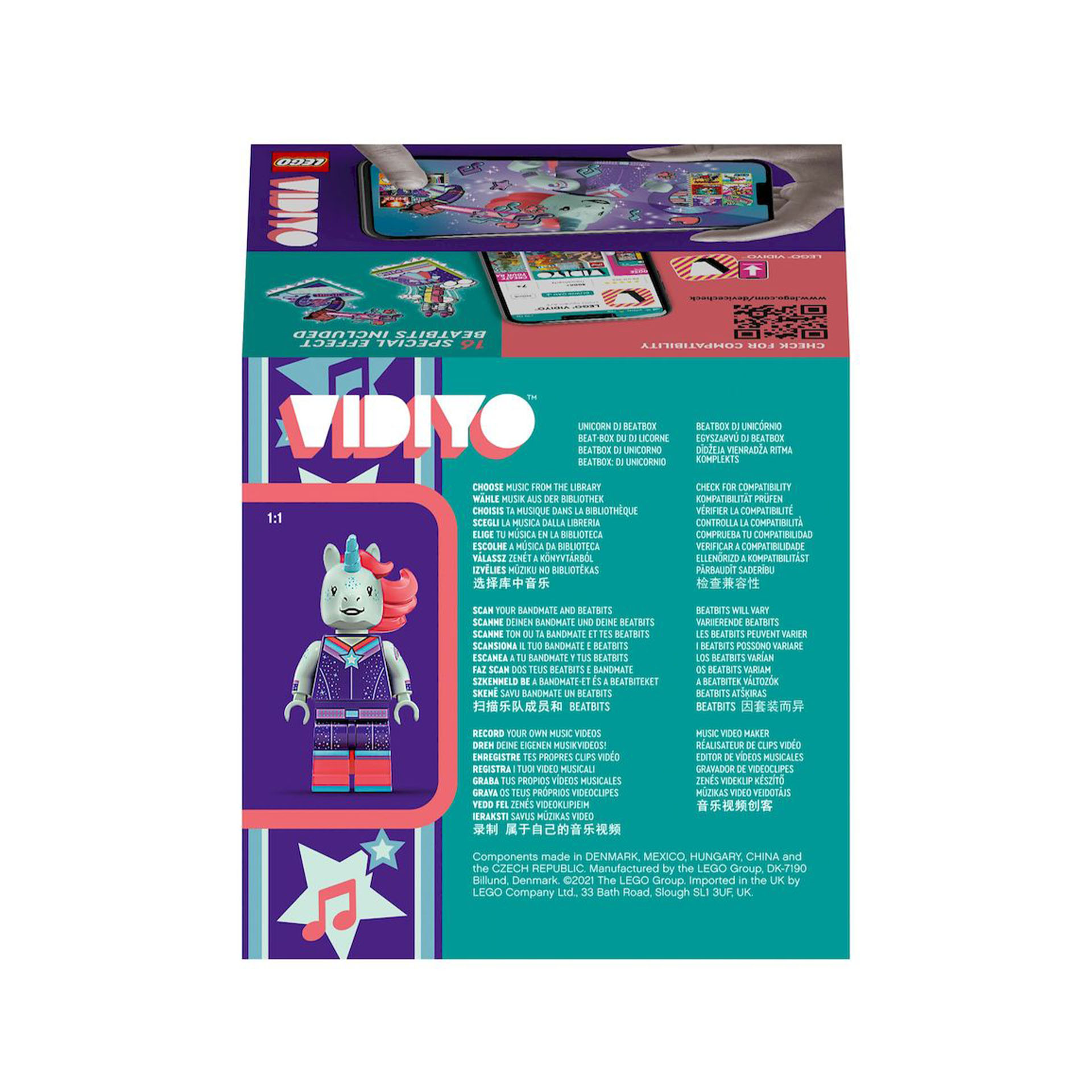 LEGO VIDIYO Unicorn DJ BeatBox 43106, , large