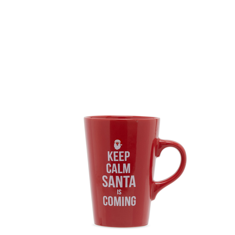 Tazza Keep calm Santa is coming, , large