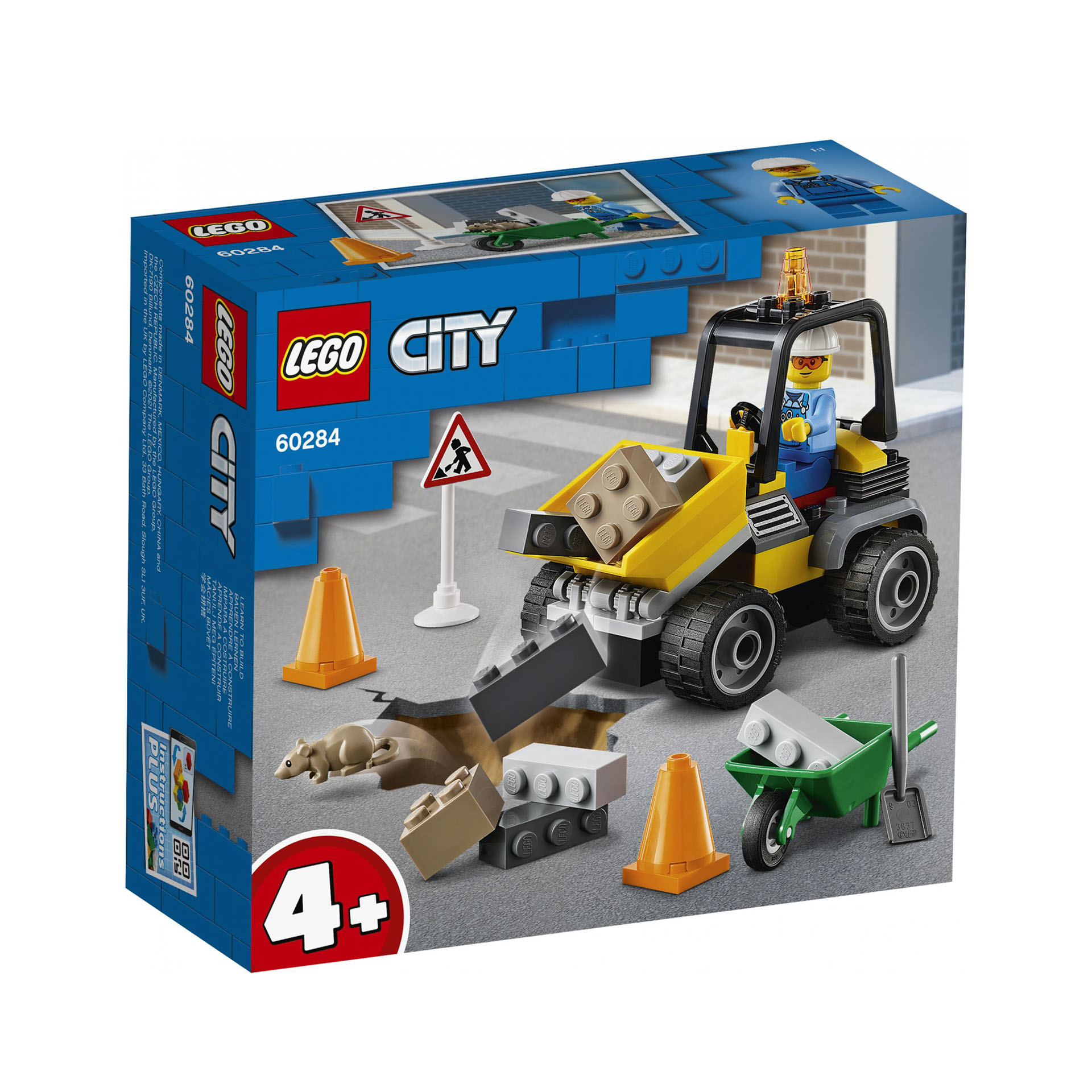 LEGO City Super Veicoli Ruspa da Cantiere, Veicolo con Caricatore Frontale per B 60284, , large