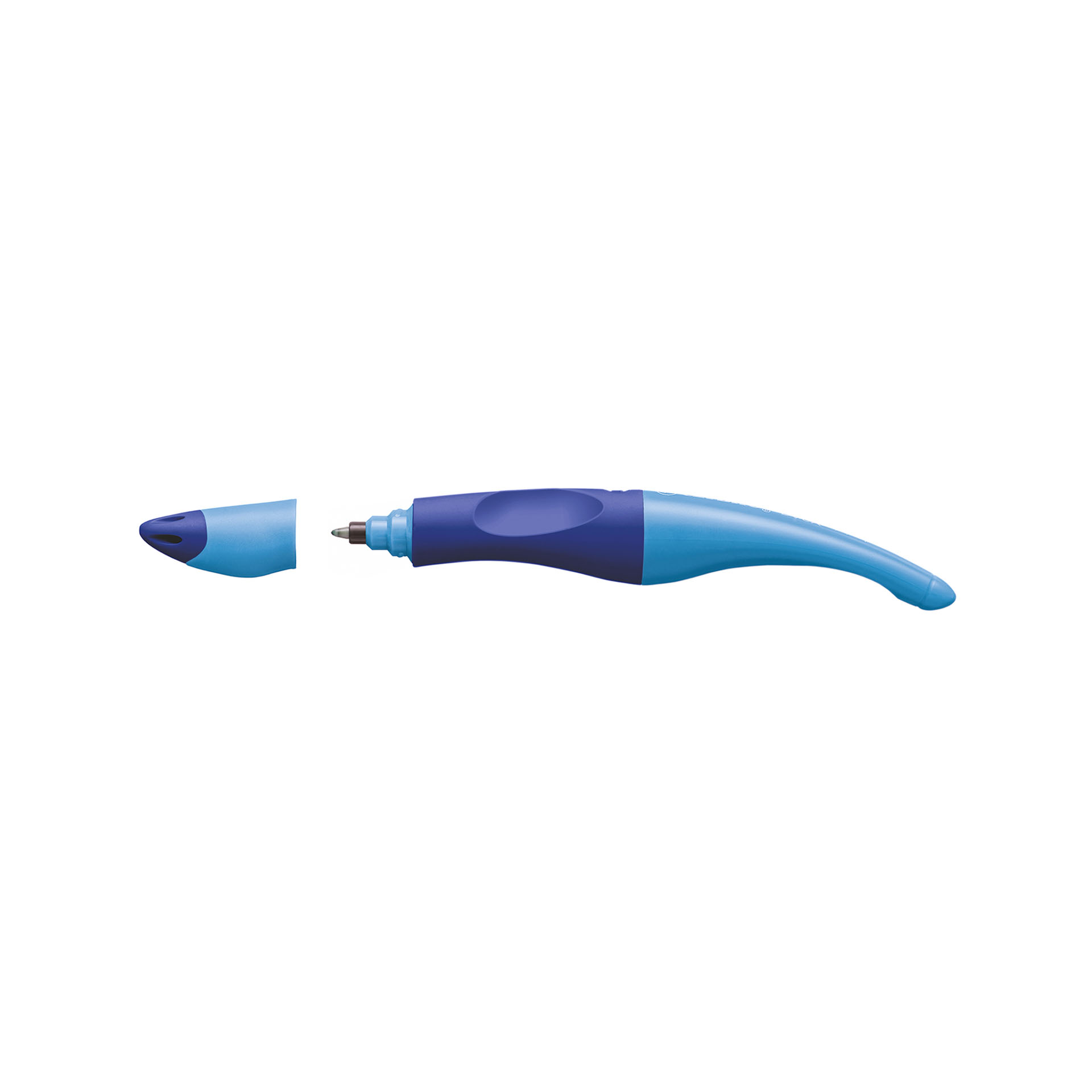 Penna Roller Ergonomica - Stabilo Easyoriginal Per Mancini In Blu/azzurro - Cartuccia Blu Inclusa, , large