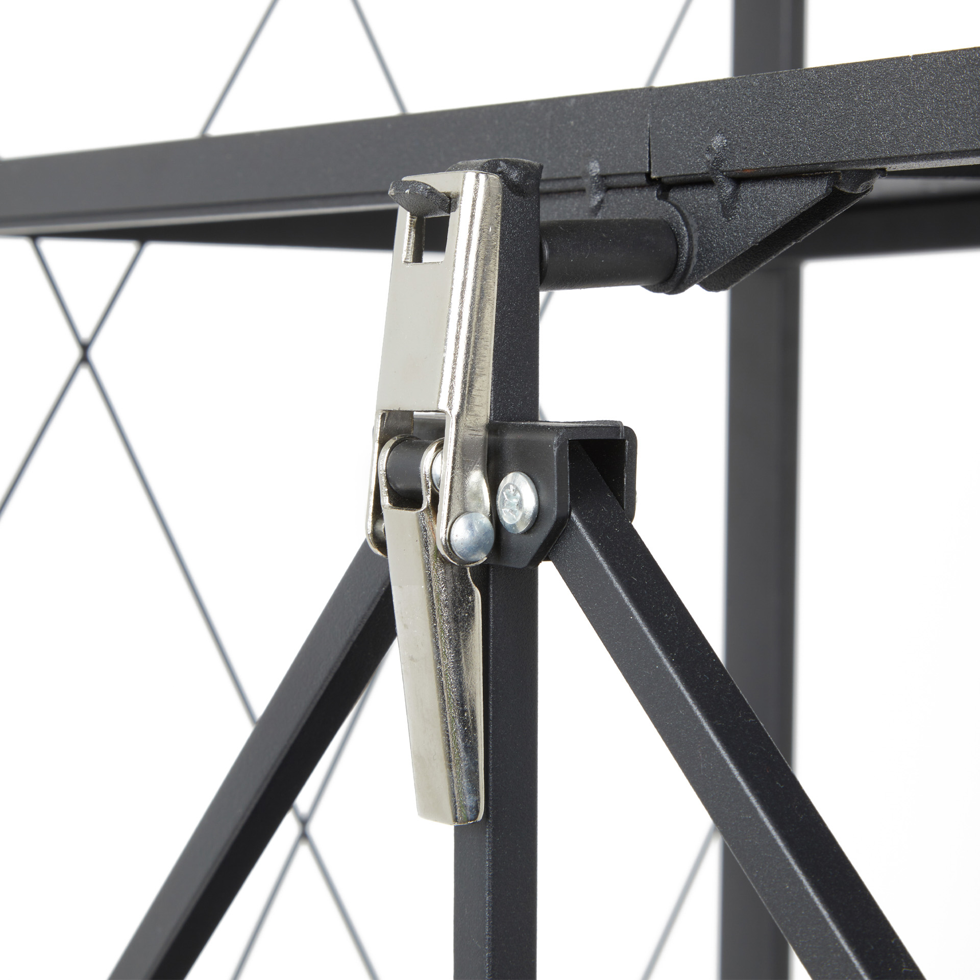 Scaffale pieghevole con ruote 4 ripiani, , large