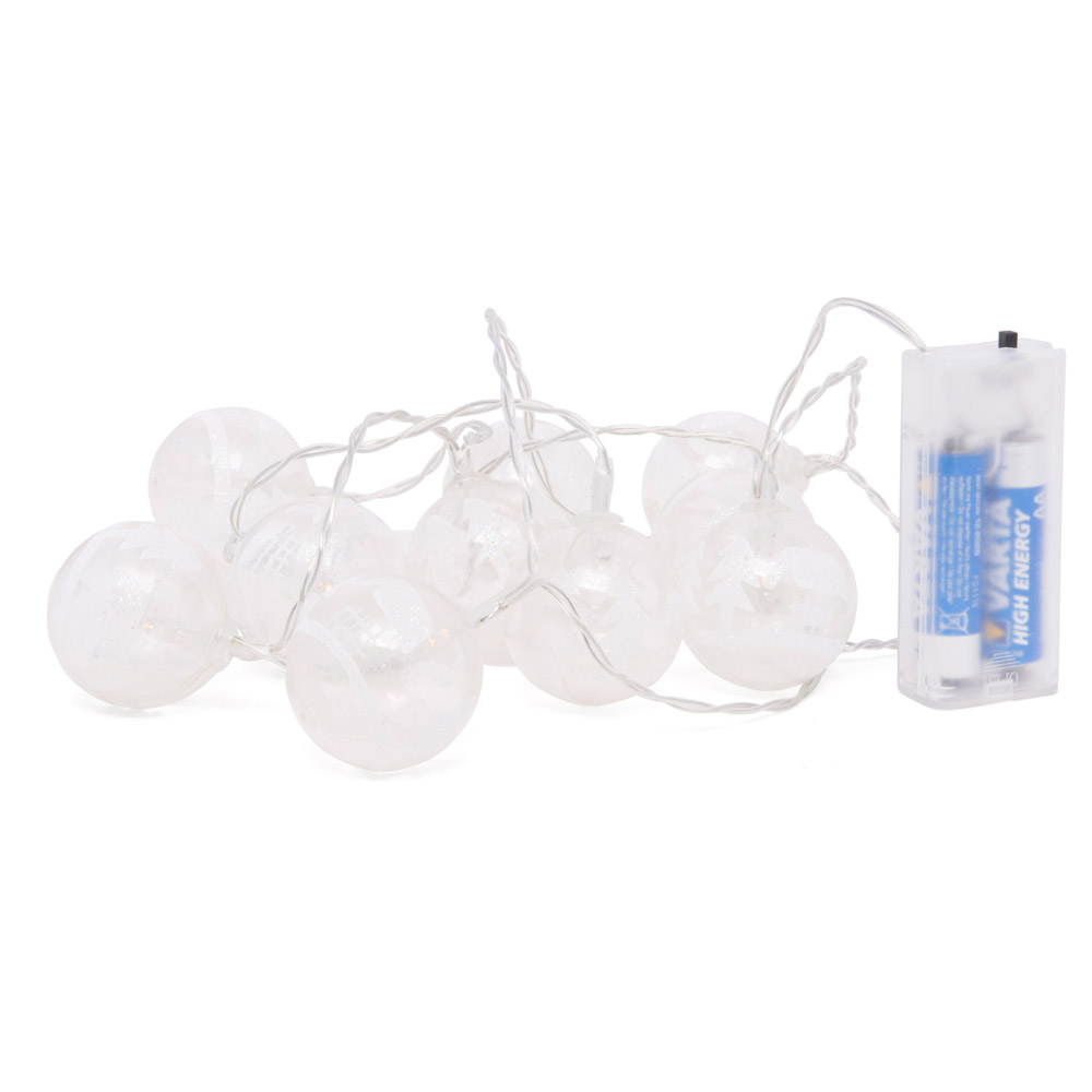 Ghirlanda a Led con 10 palline, , large