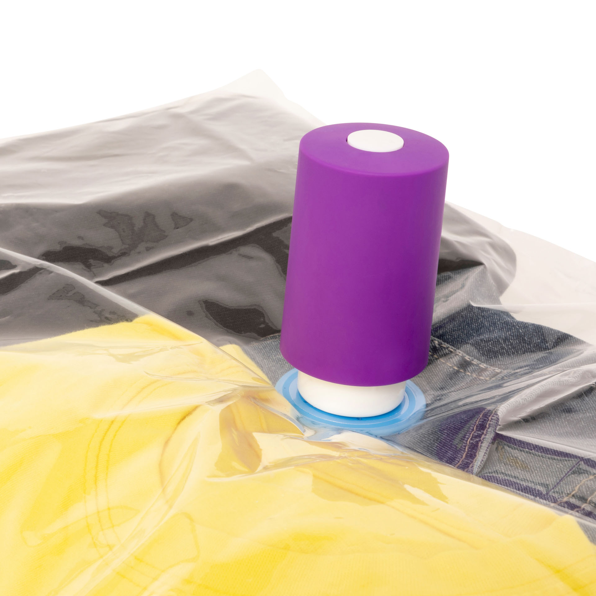 Pompa per sacchetti sottovuoto Salvaspazio per Vestiti Piumoni pompa  estrattore d'aria manuale portatile
