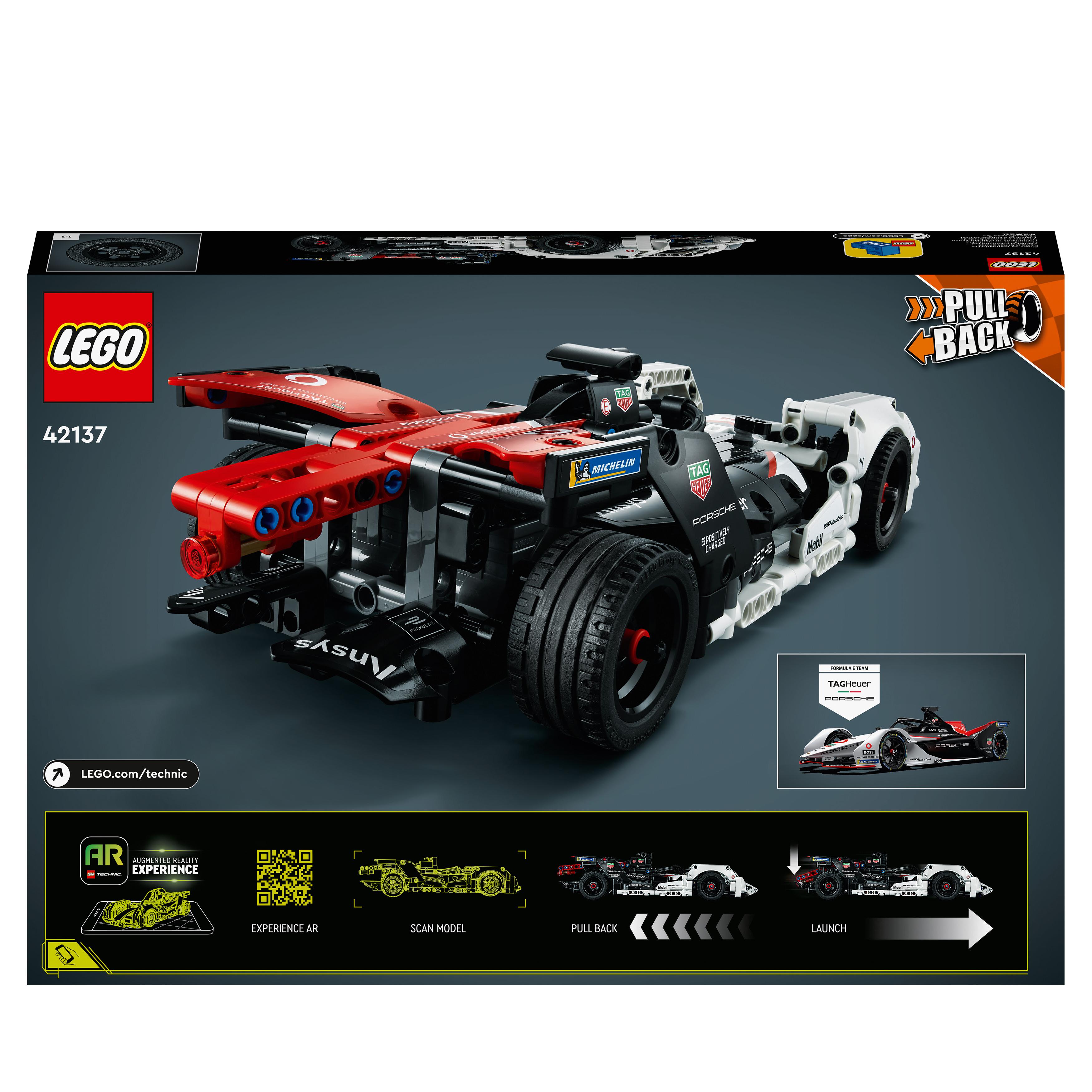 LEGO Technic Formula E Porsche 99X Electric, Auto da Corsa con App AR, Modellino 42137, , large