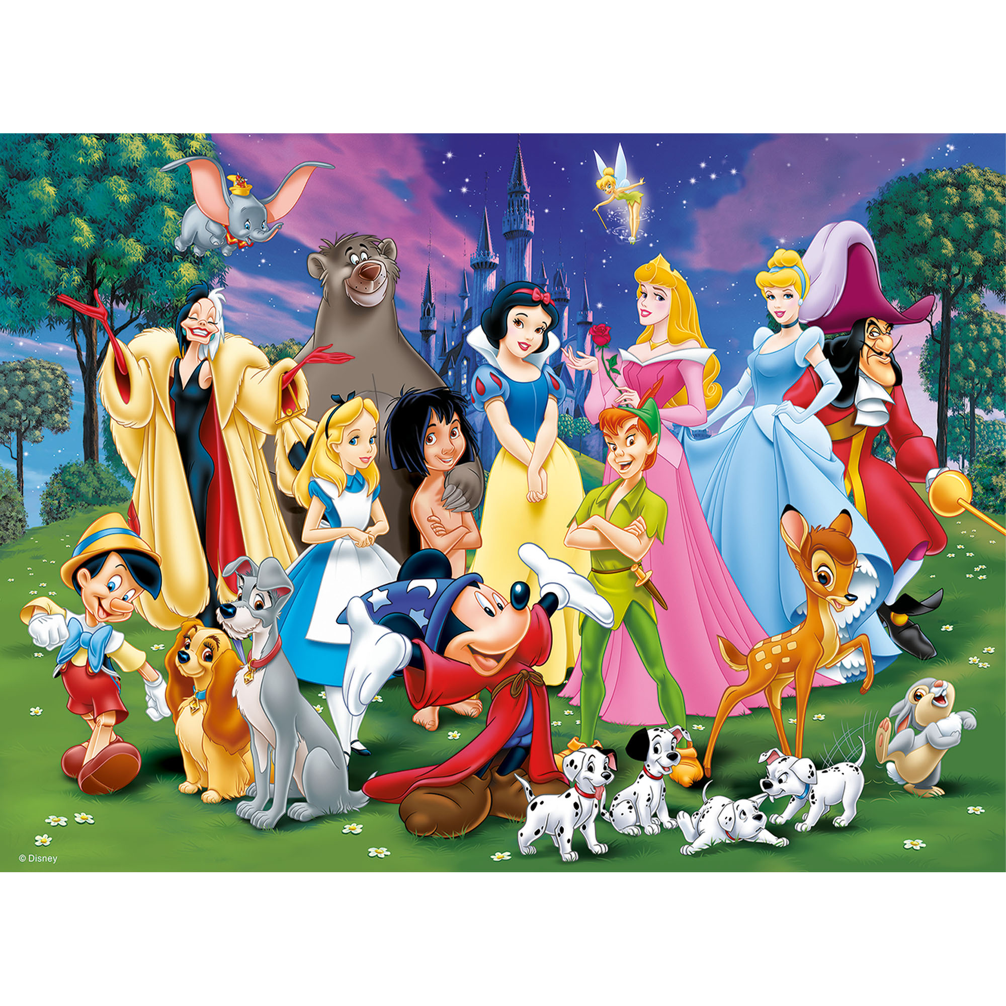 Ravensburger Puzzle 200 pezzi 12698 - I miei preferiti Disney, , large