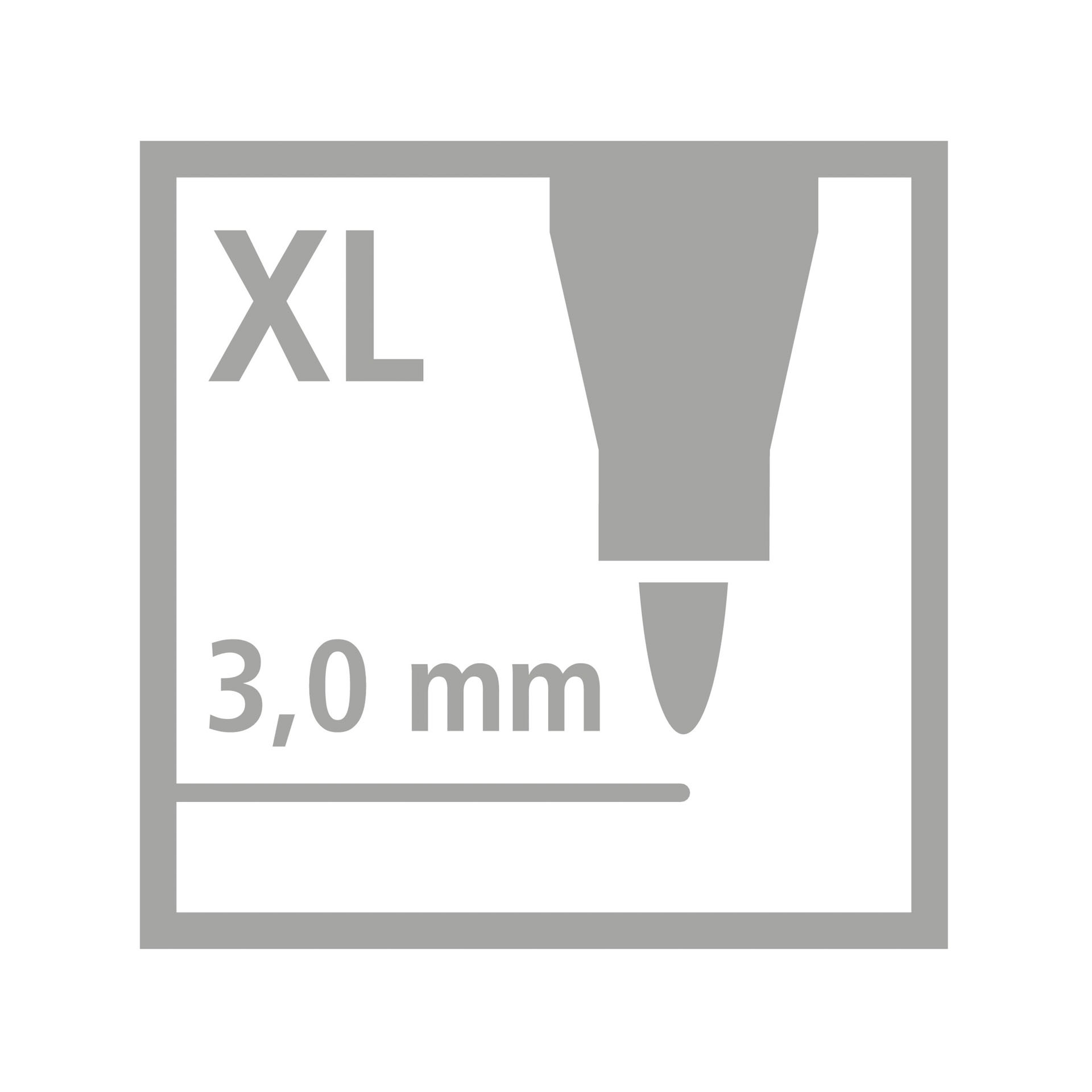 Pennarello metallizzato con punta XL - STABILO Trio DECO - Astuccio da 8, , large