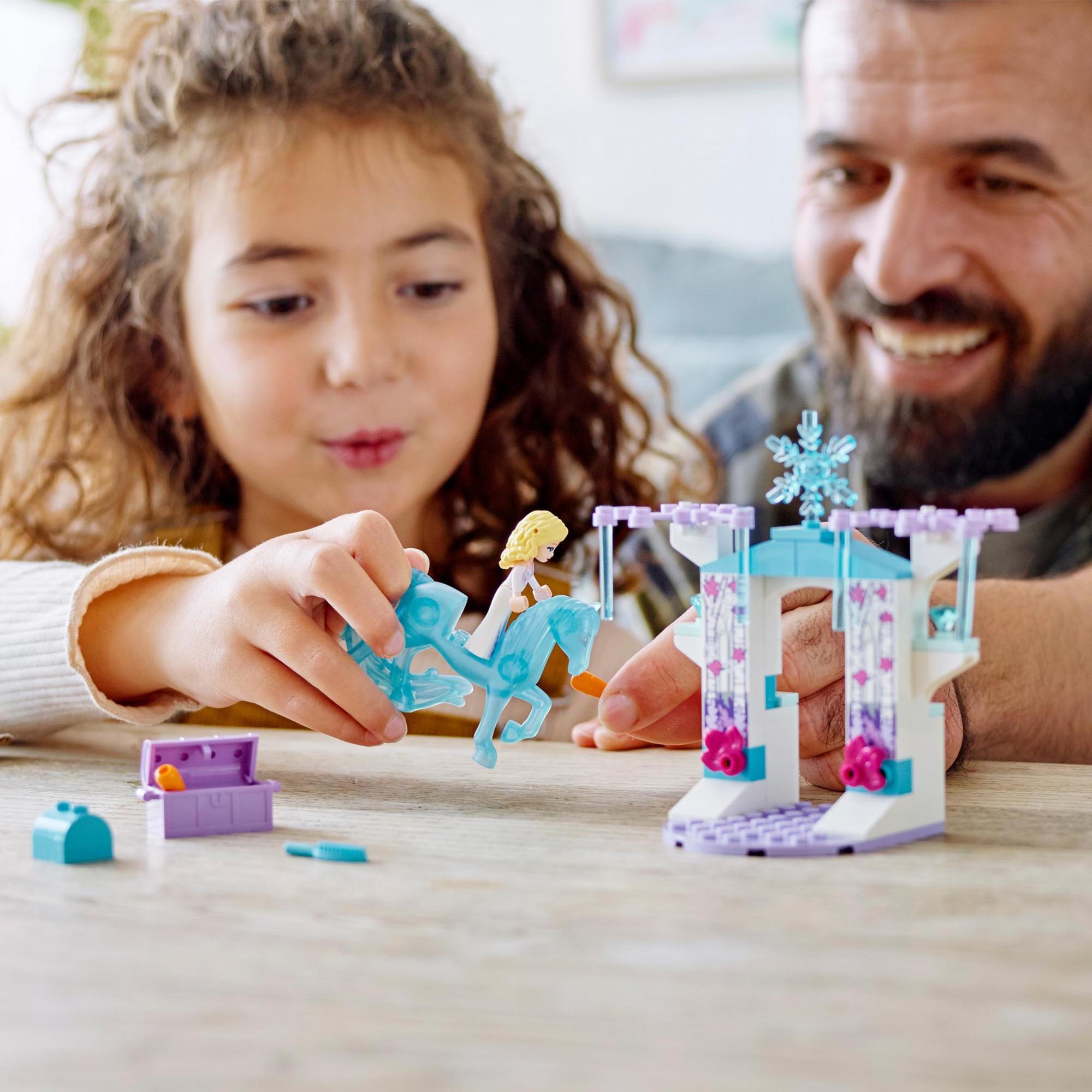 LEGO 43209 Disney Elsa e La Stalla Di Ghiaccio Di Nokk, Idea Regalo per Bambini  43209, , large