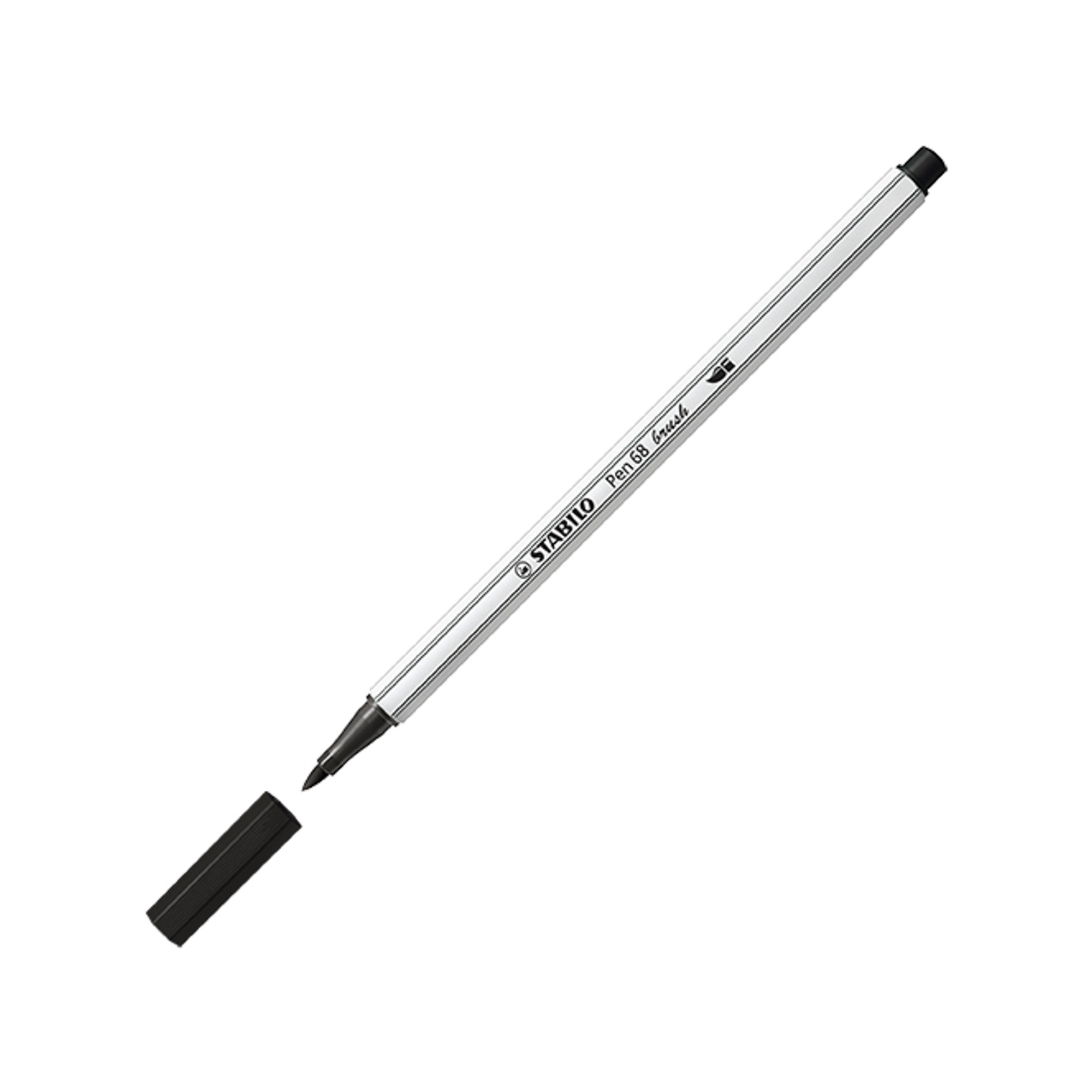 Pennarello Premium con punta a pennello per linee spesse e sottili STABILO Pen, , large