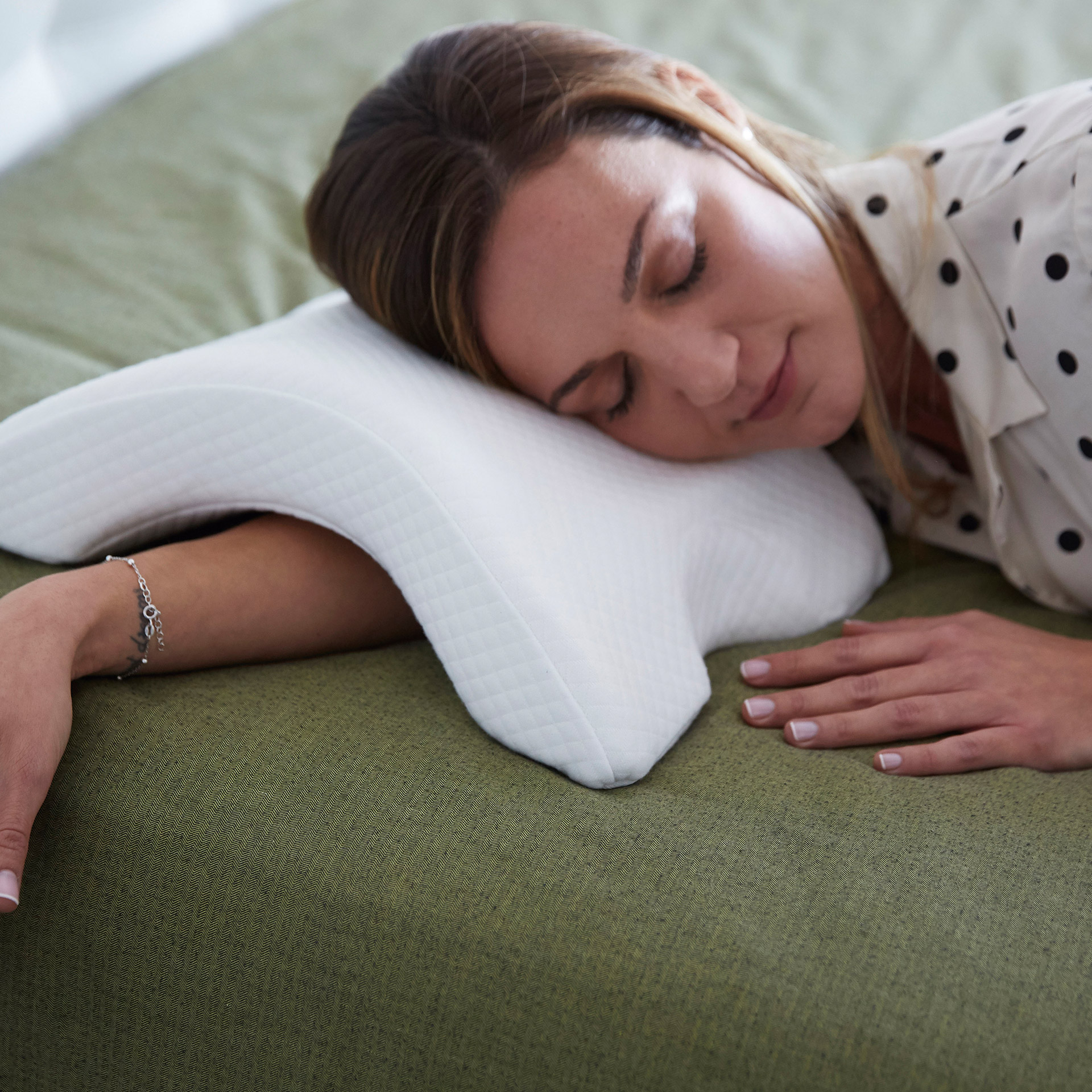 Visti in TV Cuscino ergonomico per dormire sul fianco  restform arm pillow, , large