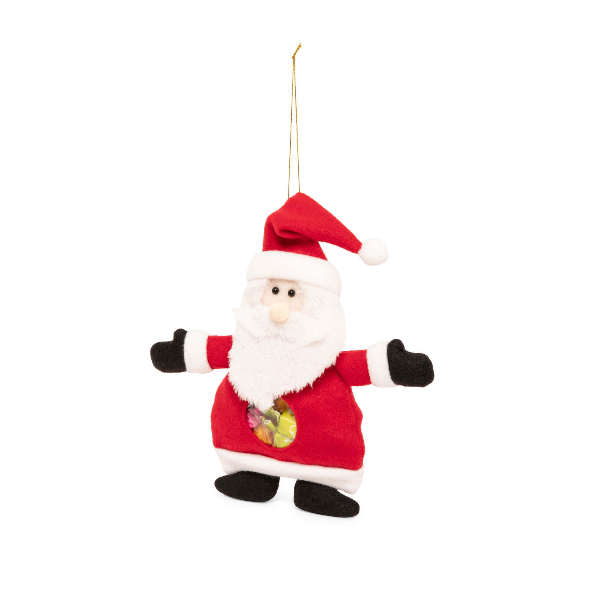 Sacca per dolcetti Babbo Natale, , large