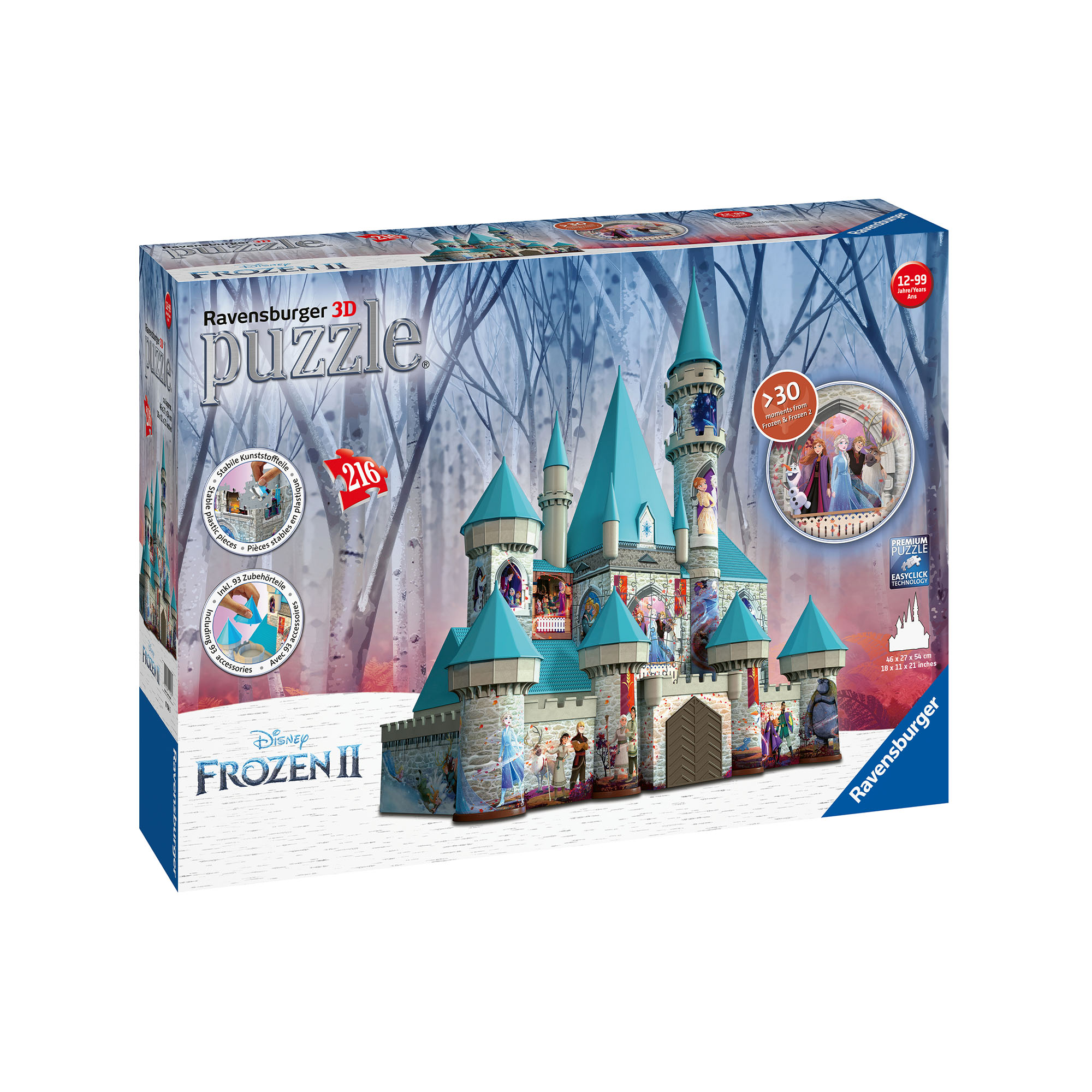 Ravensburger 3d Puzzle Building Maxi - 11156 - Frozen Ice Castle, , large