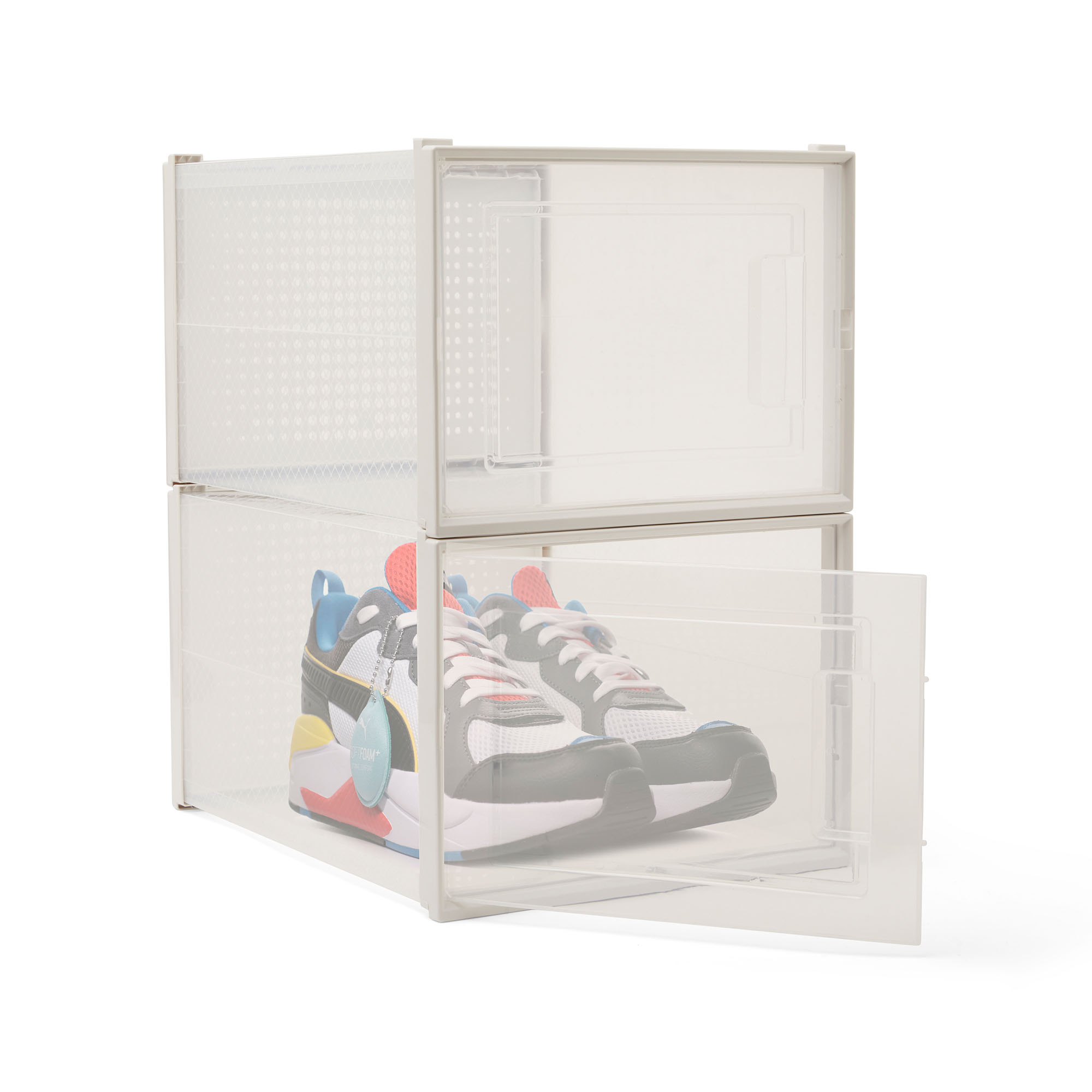 Scatole impilabili per scarpe sneakers - Set da 2 pz