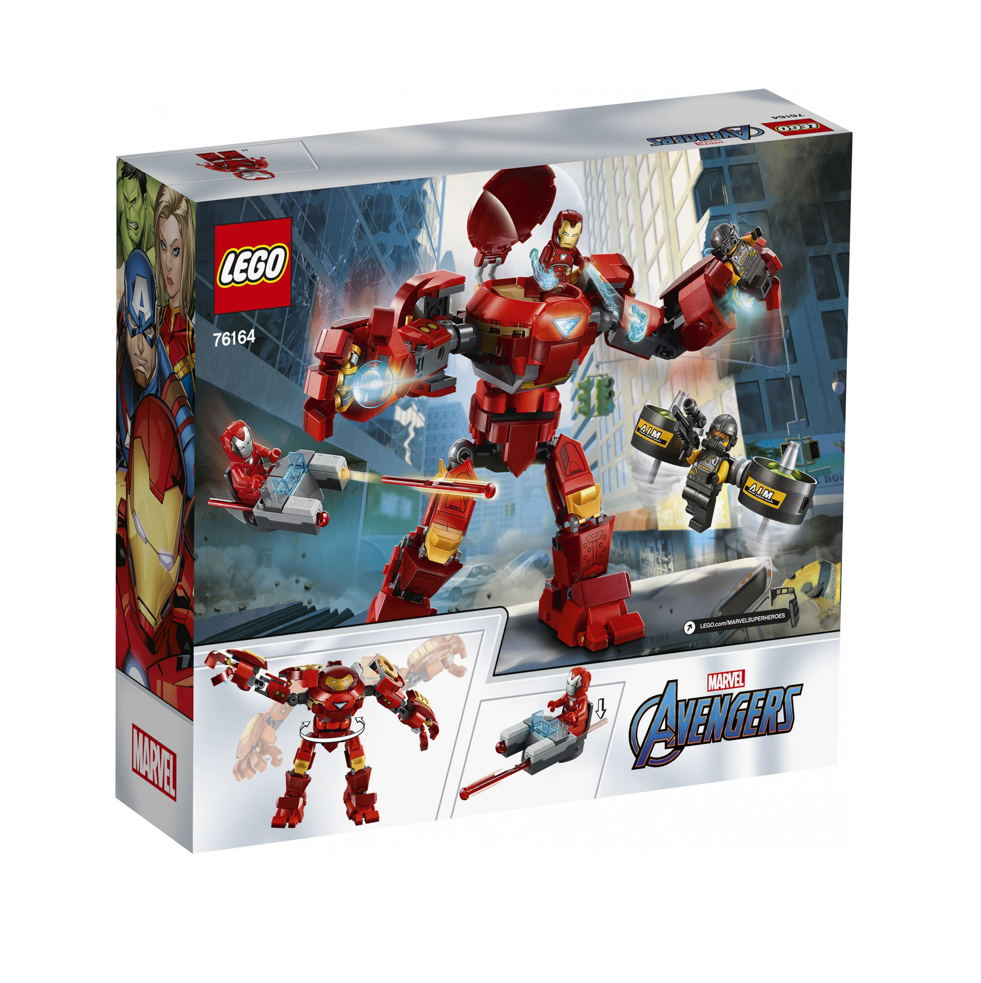 Iron Man Hulkbuster contro l'agente A.I.M. 76164, , large