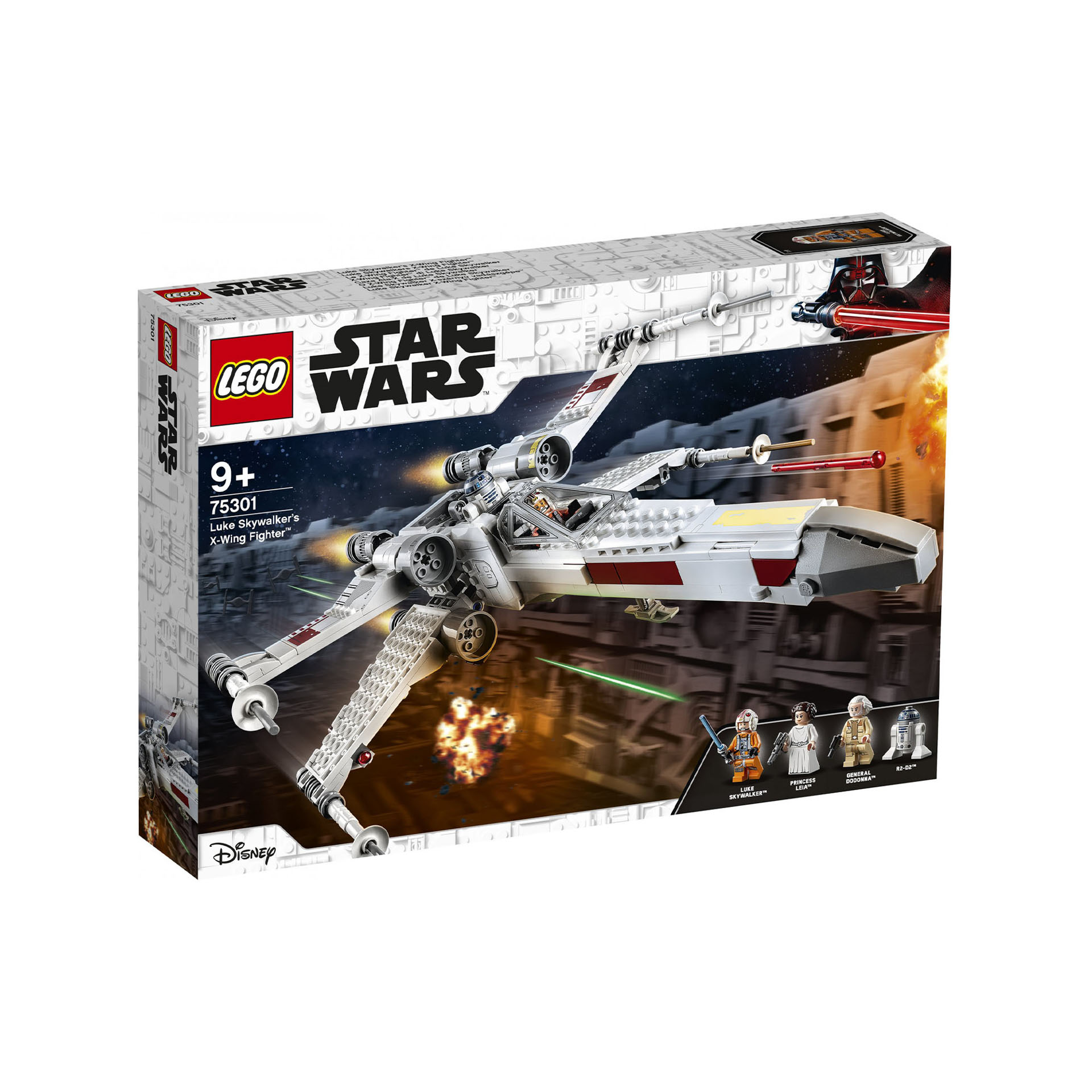 LEGO Star Wars X-Wing Fighter di Luke Skywalker, Giocattolo con la Principessa L 75301, , large