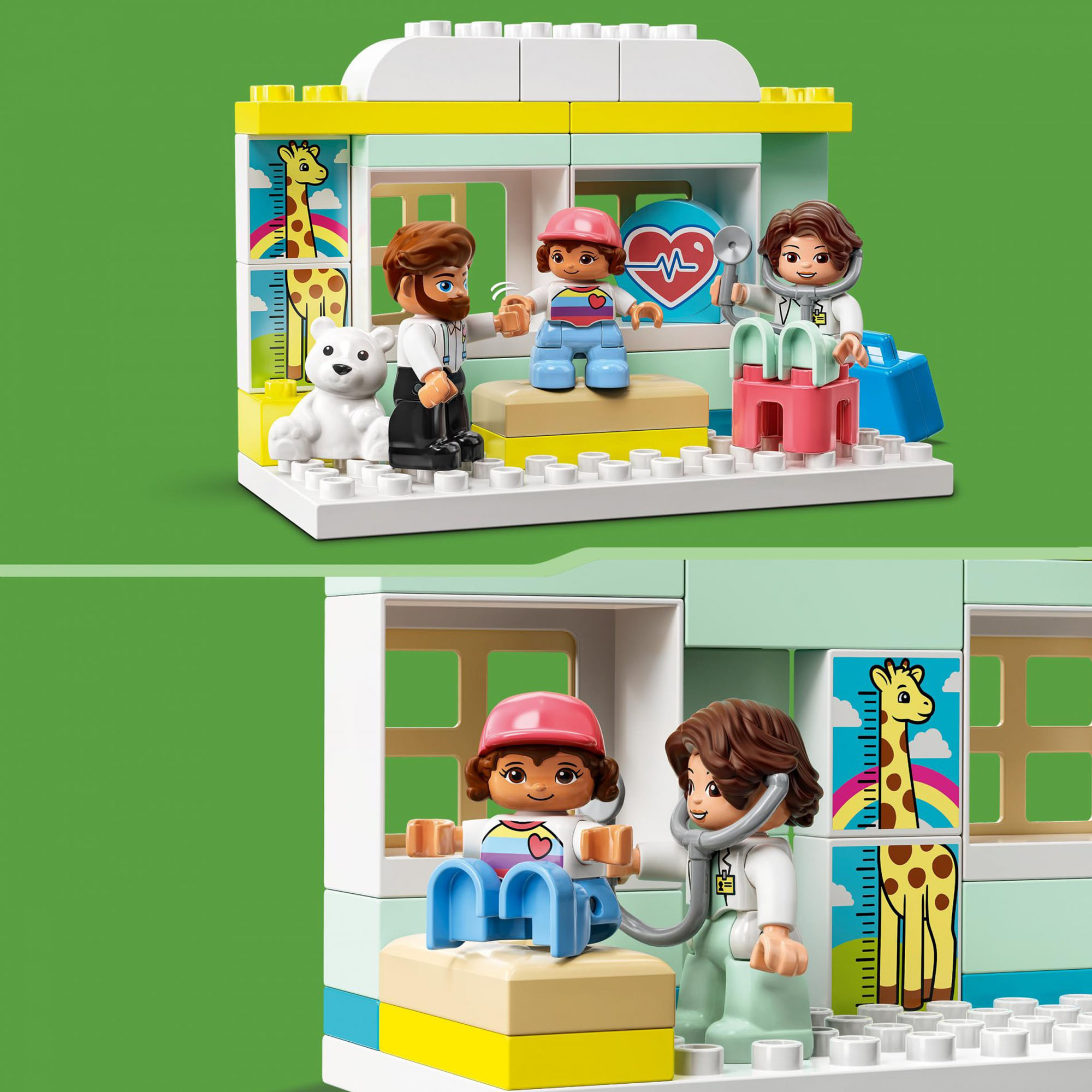 LEGO DUPLO Visita dal Dottore, Giochi Educativi per l'Apprendimento dei Bambini 10968, , large