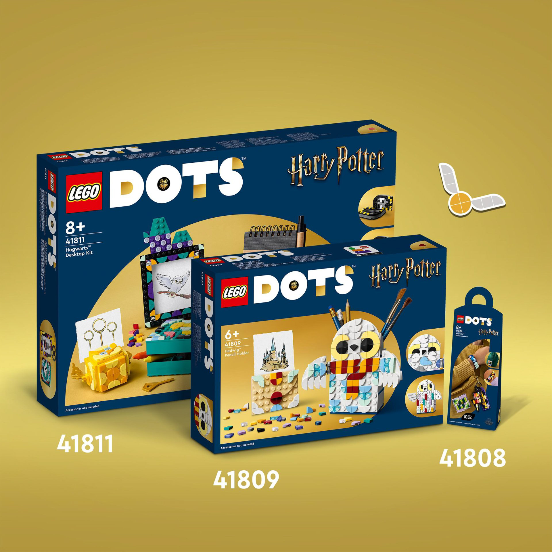 LEGO 41811 DOTS Kit da Scrivania di Hogwarts, Accessori Scrivania di Harry Potte 41811, , large