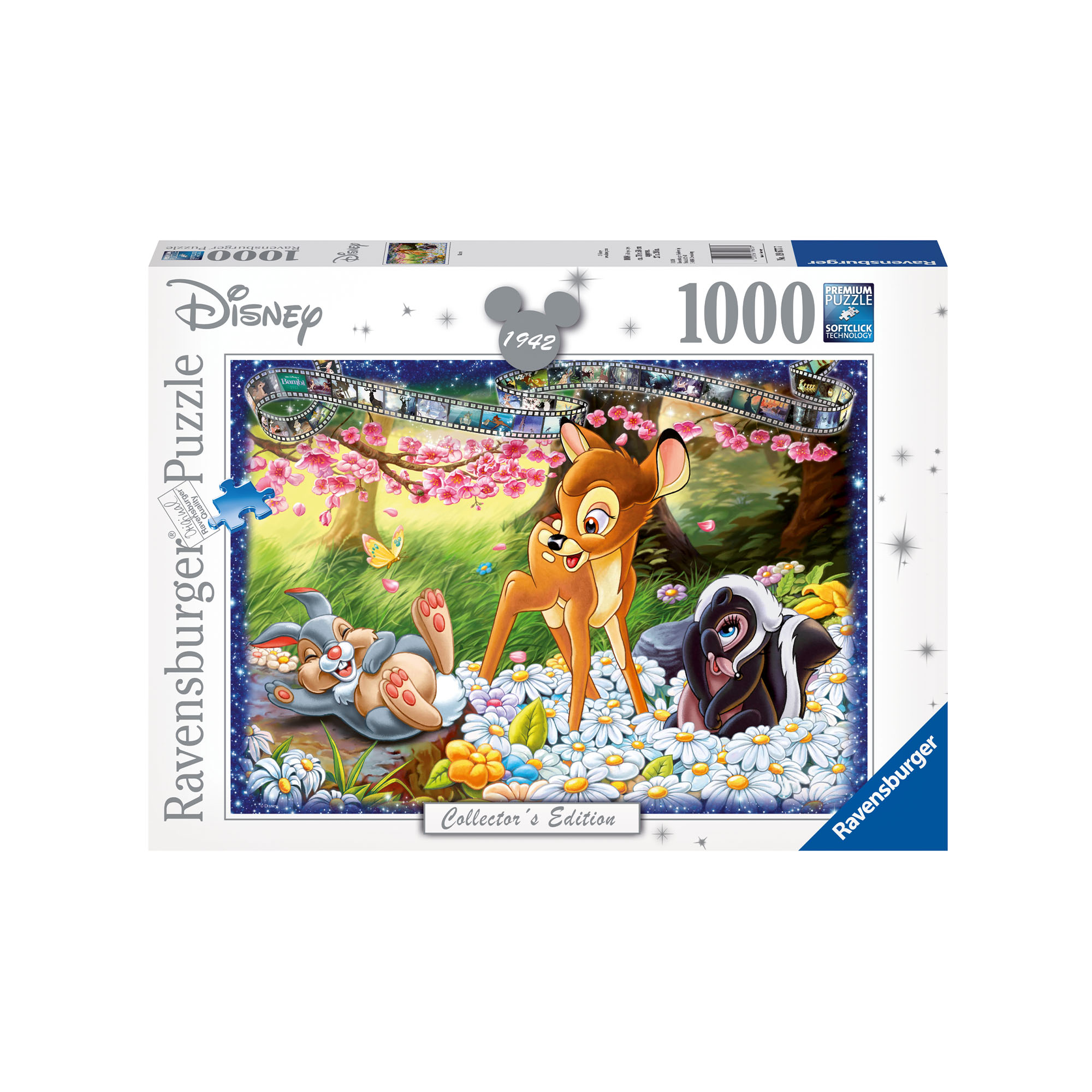 Ravensburger Puzzle 1000 Pezzi 19677 - Disney Classics Bambi, , large