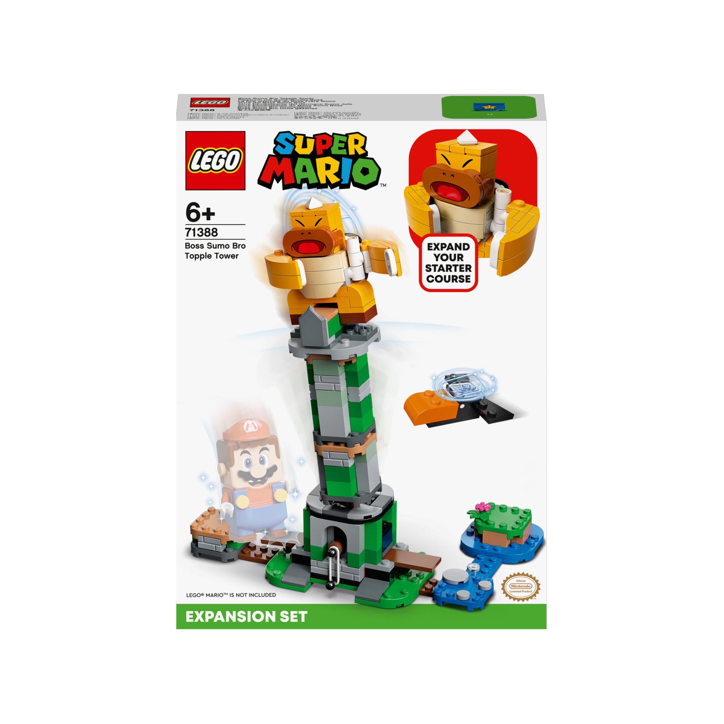 LEGO Super Mario Torre del Boss Sumo Bros - Pack di Espansione, Giocattoli da Co 71388, , large