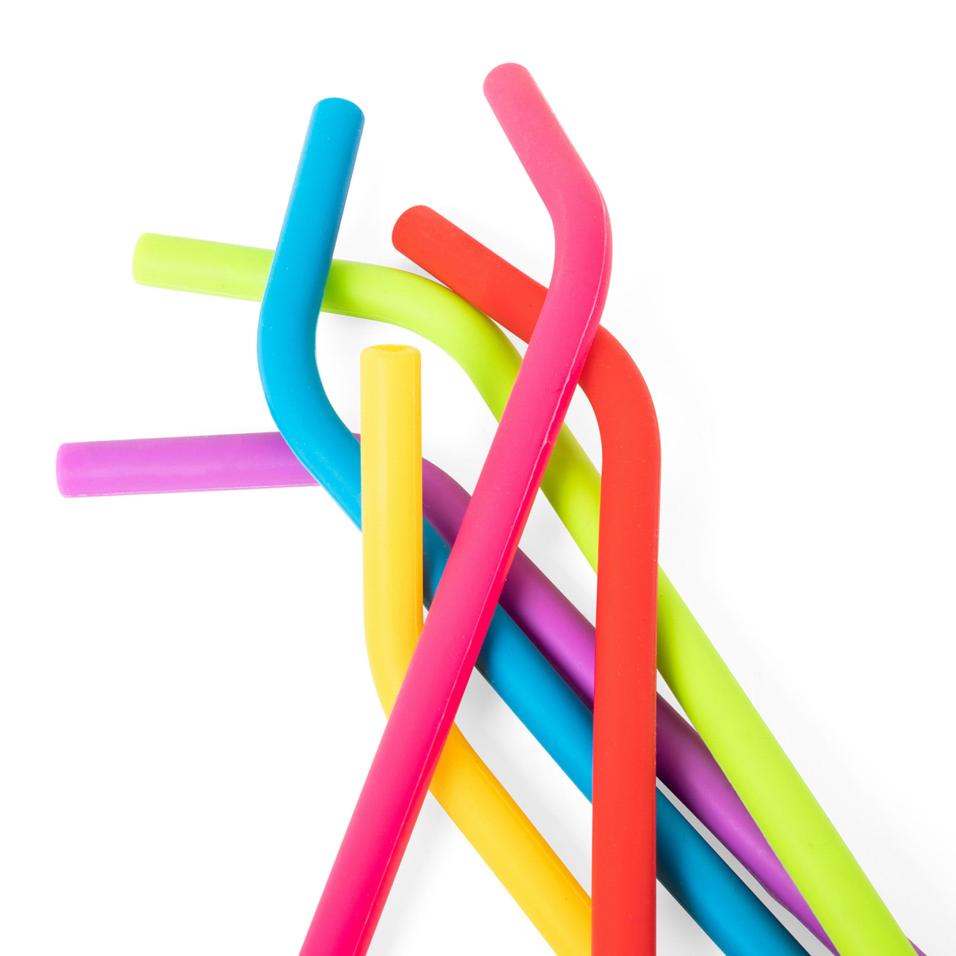 A KATELUO 6 pezzi Cannucce di Plastica Riutilizzabili,Cannucce Colorate,Cannucce a Forma,Cannucce Ricurve,Per Latte,Succhi di Frutta,Cocktail,Decorazioni per Feste di Compleanno per Bambini 