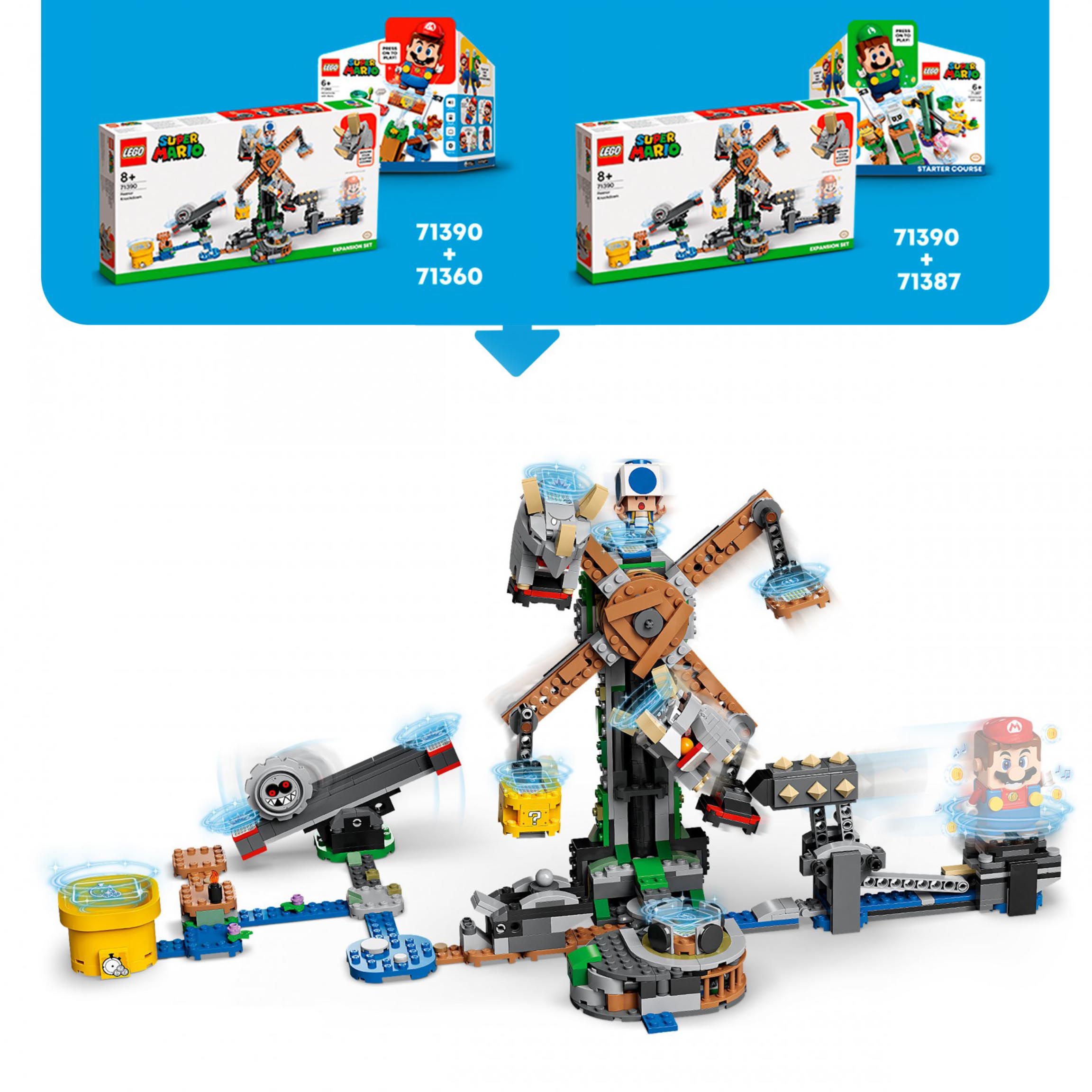 LEGO Super Mario L'Abbattimento dei Reznor - Pack di Espansione, Giocattoli da 71390, , large
