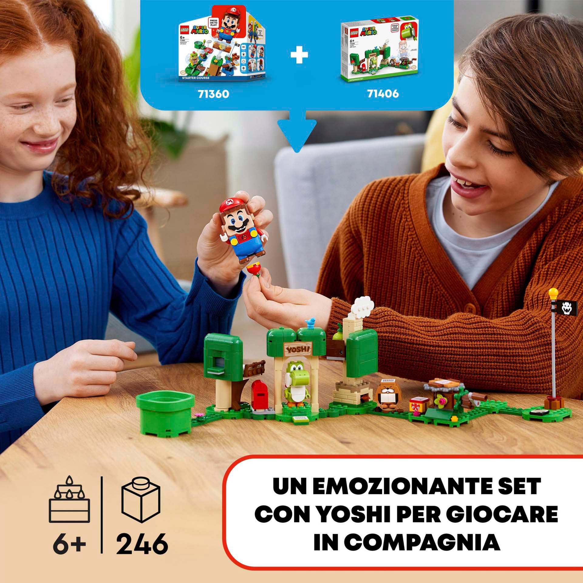 LEGO 71406 Super Mario Pack Espansione Casa dei Regali di Yoshi, Gioco da Collez 71406, , large