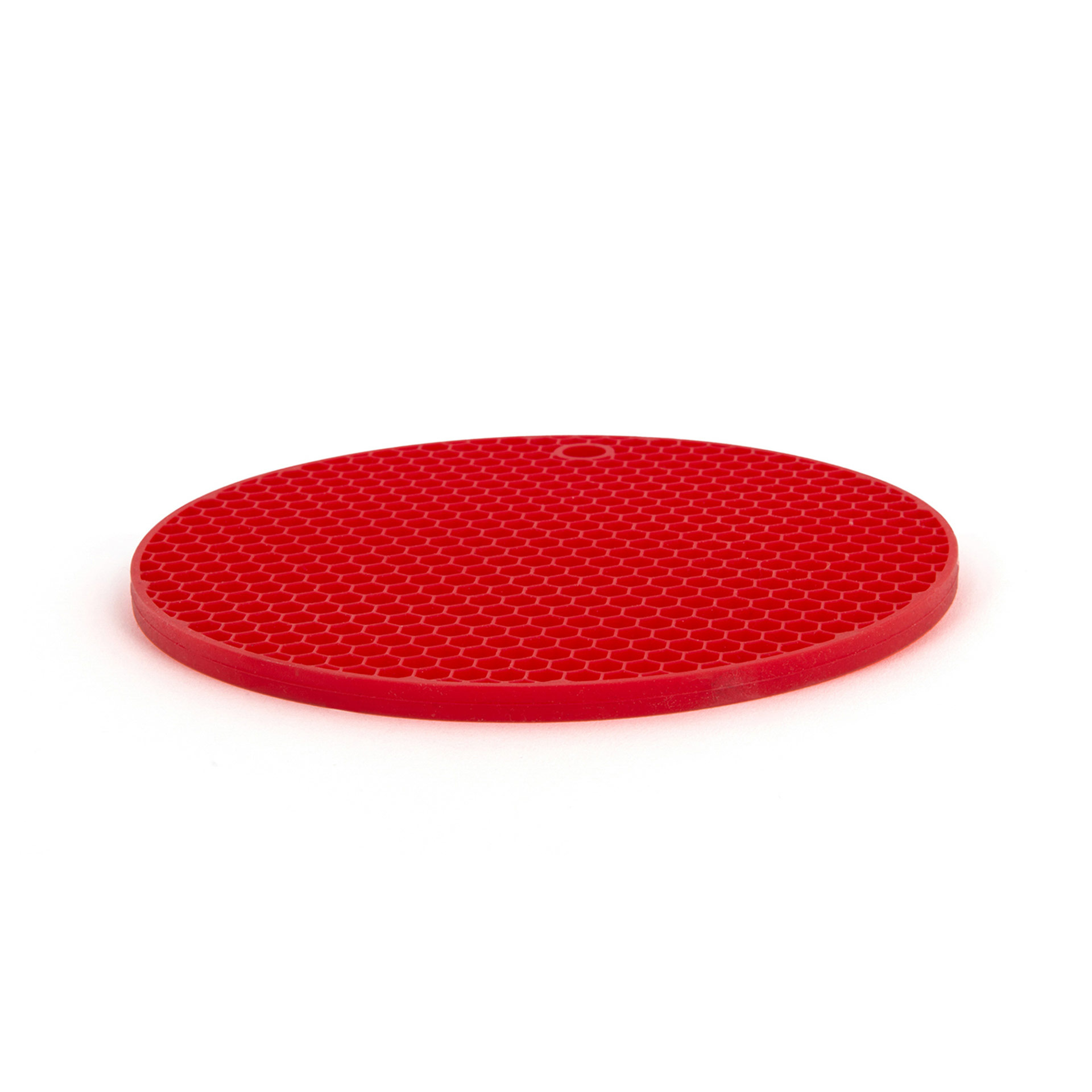 Sottopentola presina in silicone rosso, , large