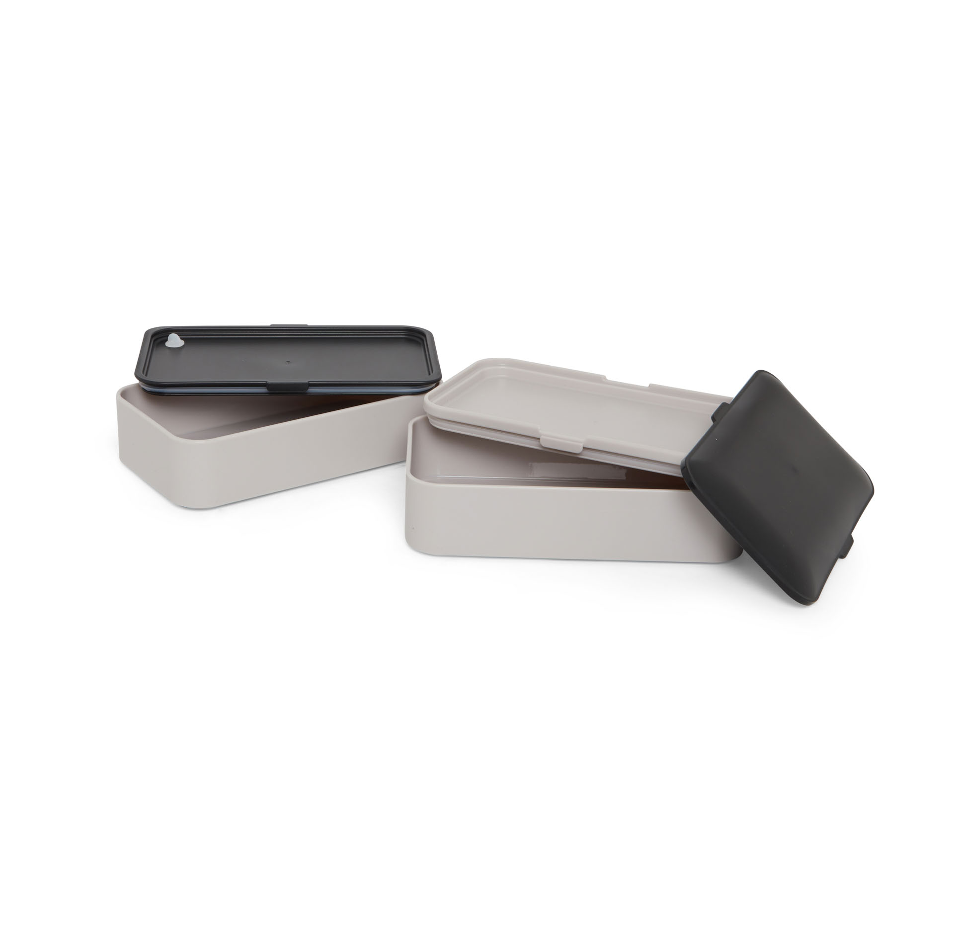 Doppio contenitore porta pranzo, , large