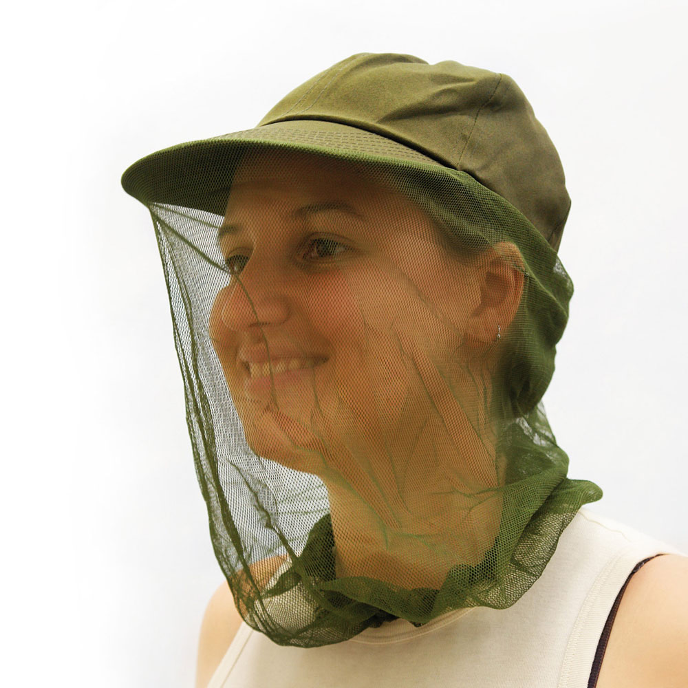 Cappello con visiera e zanzariera