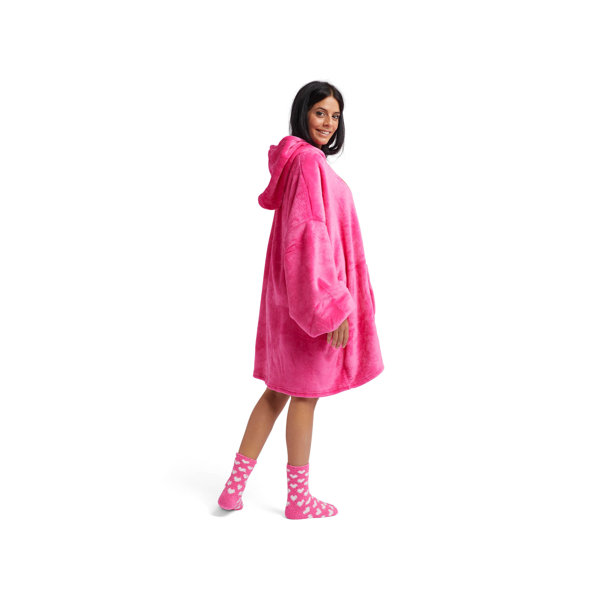 Coperta Con Maniche E Cappuccio, , large