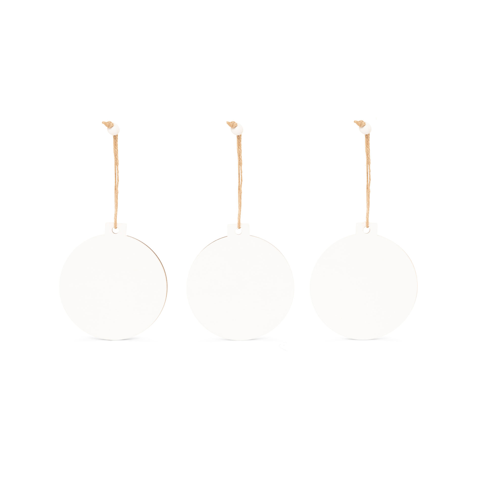 Decorazioni in legno da appendere - Set da 9 pz, , large