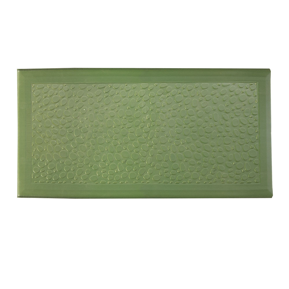 Tappetino antifatica gocce, colore verde, , large