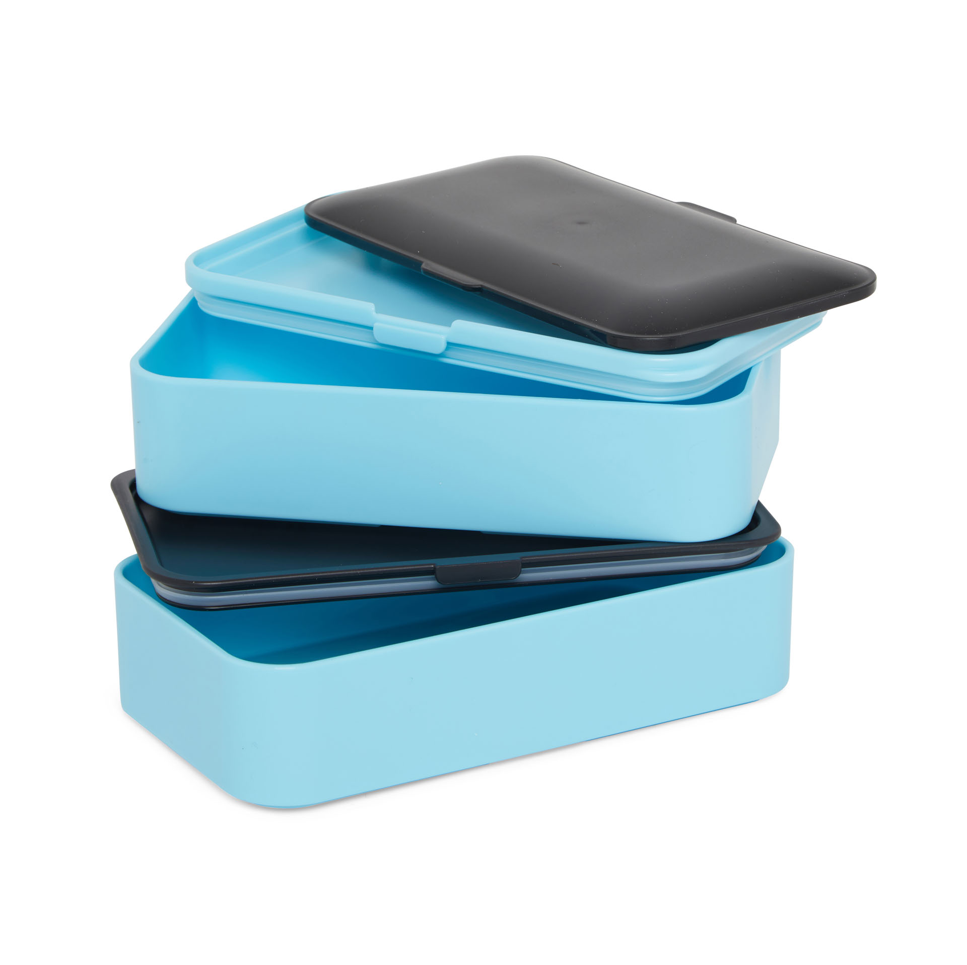 Doppio contenitore porta pranzo, , large