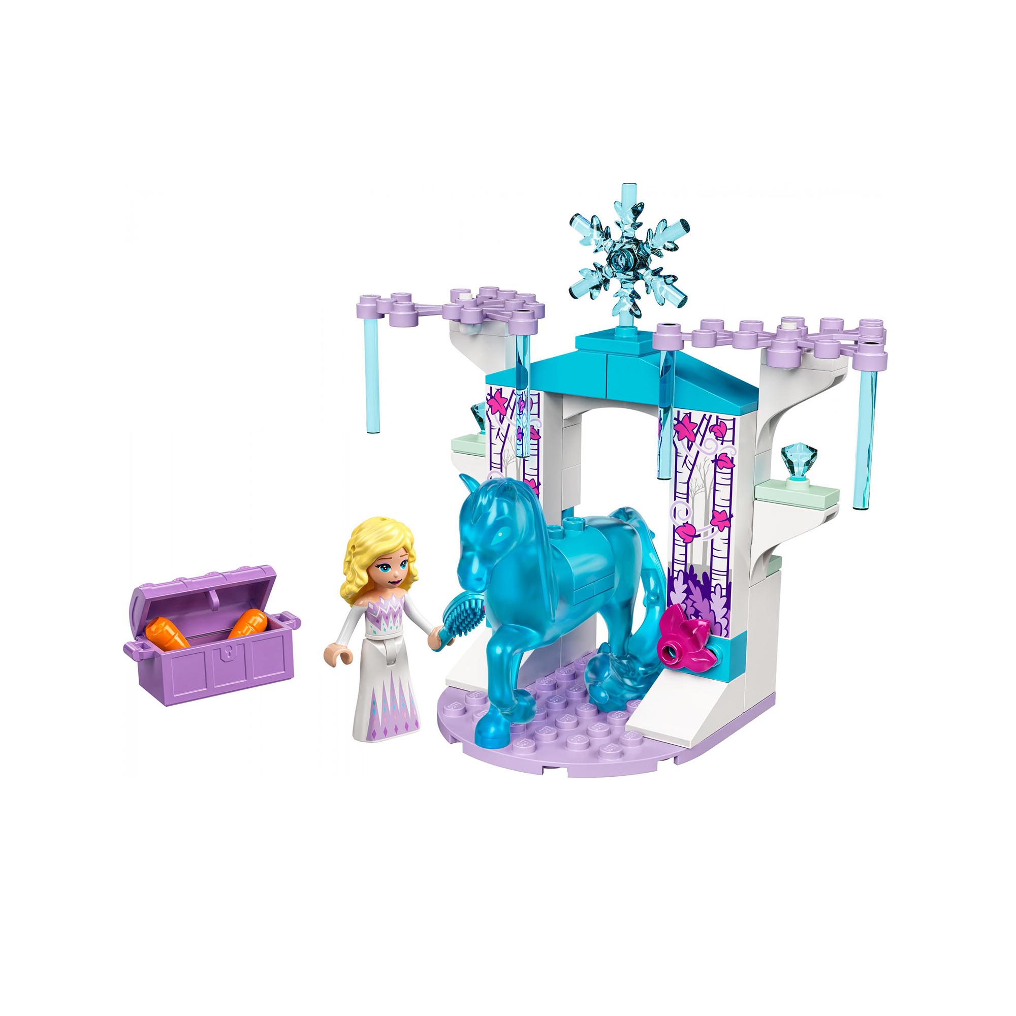 LEGO 43209 Disney Elsa e La Stalla Di Ghiaccio Di Nokk, Idea Regalo per Bambini  43209, , large