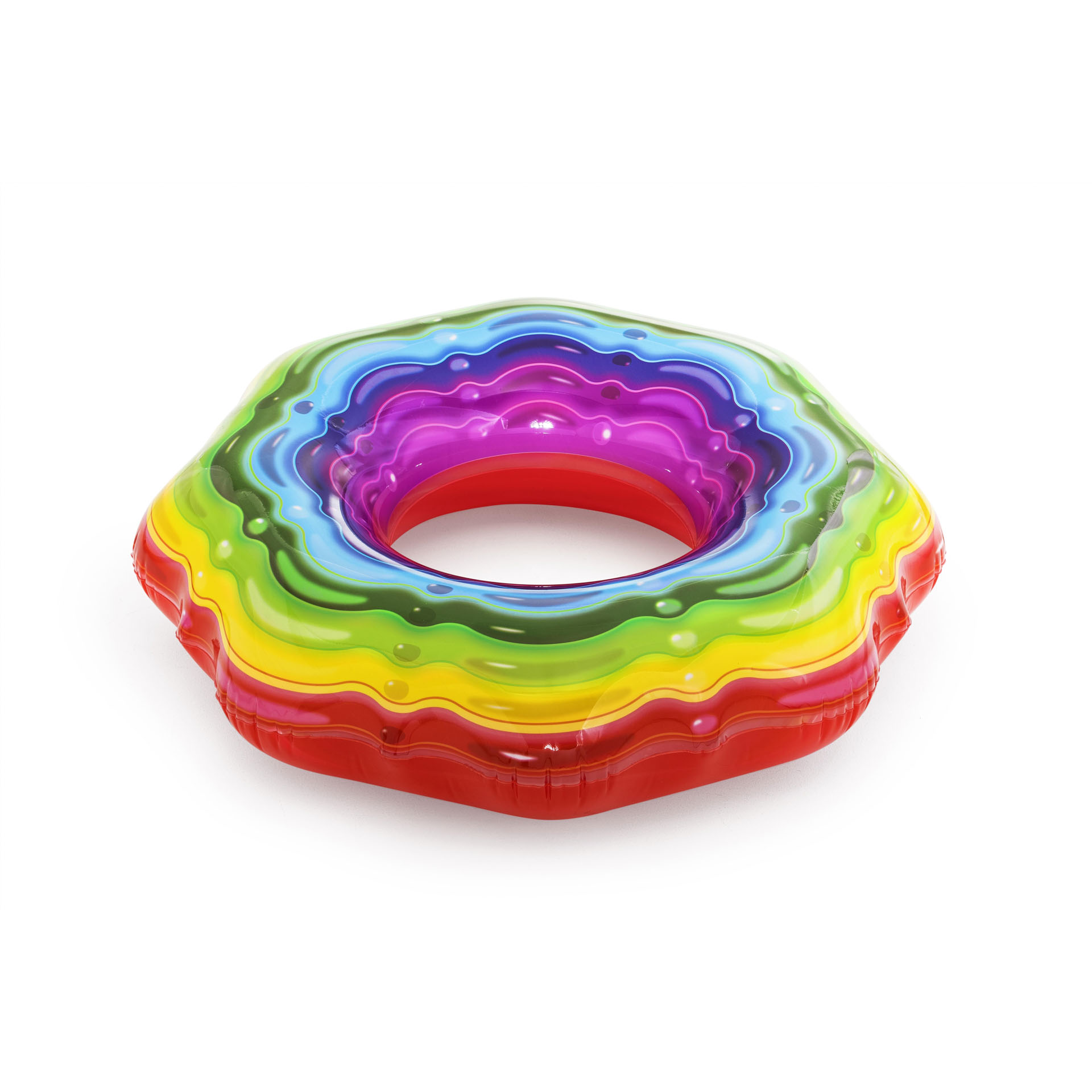 Ciambella gonfiabile arcobaleno jelly, , large