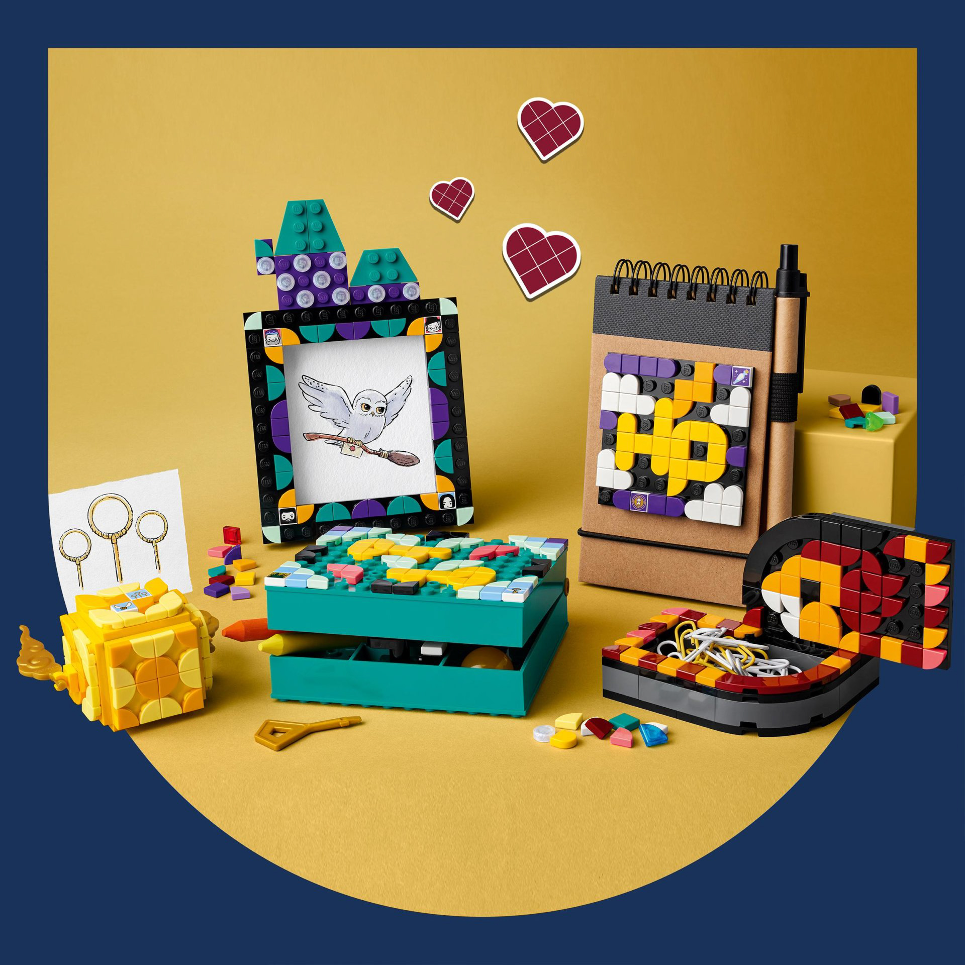 LEGO 41811 DOTS Kit da Scrivania di Hogwarts, Accessori Scrivania di Harry Potte 41811, , large