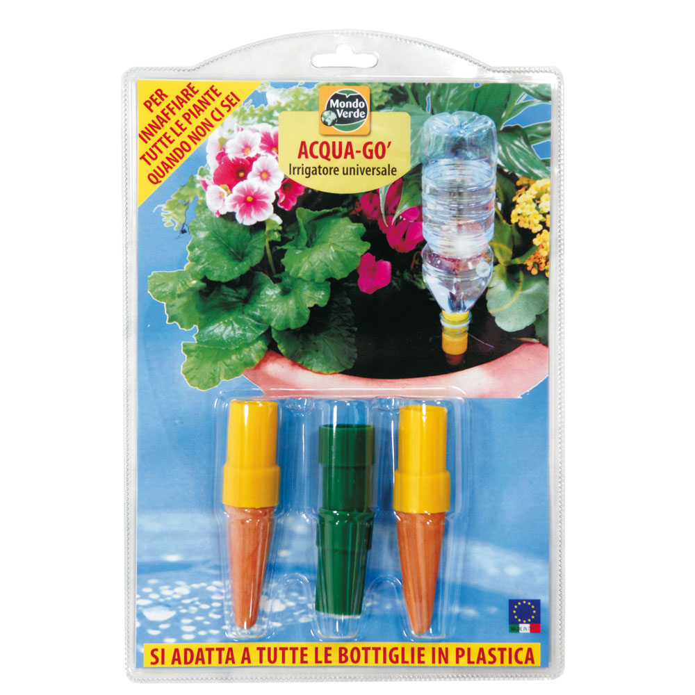 3 irrigatori in coccio per bottiglie, , large