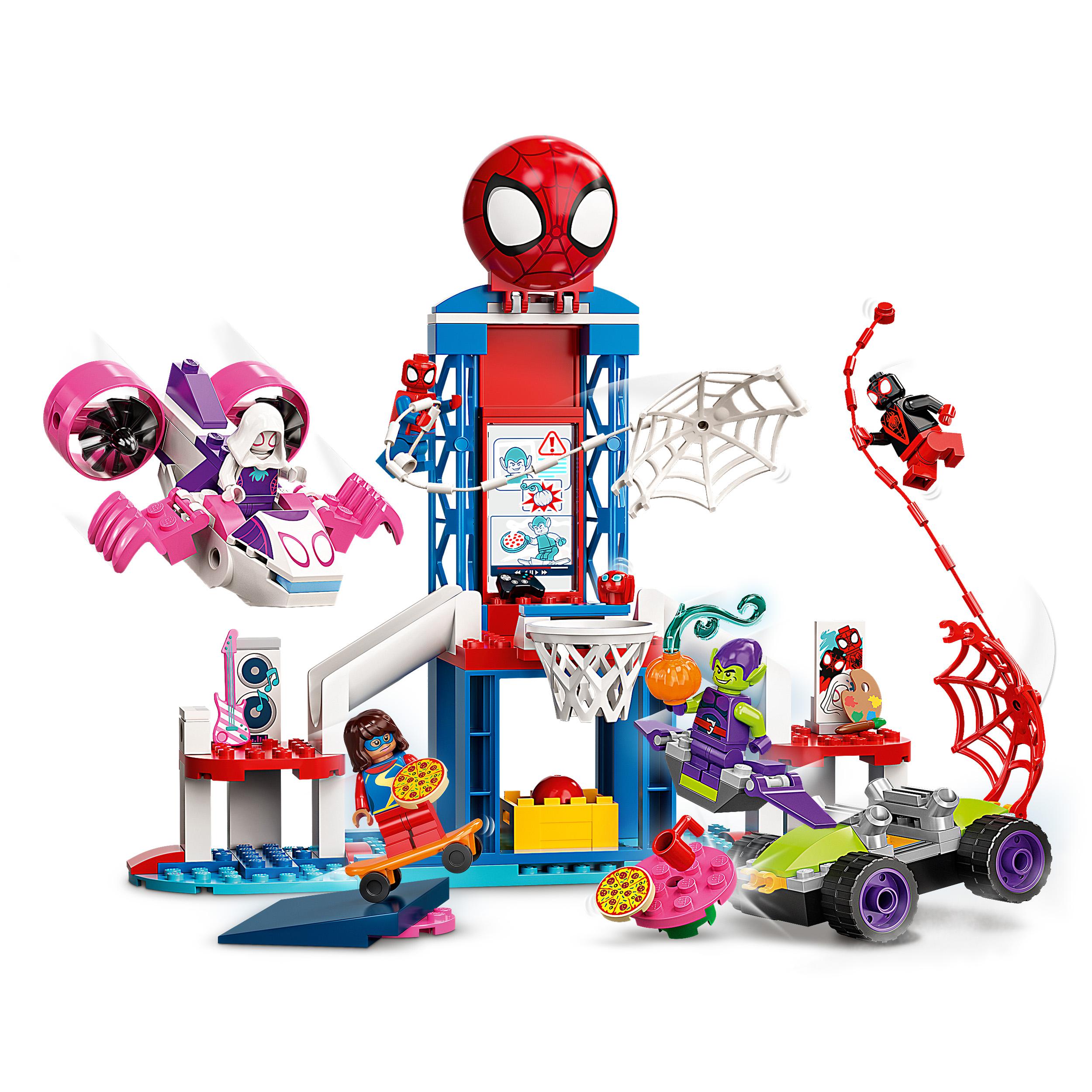 LEGO Marvel Spidey e i Suoi Fantastici Amici, I Webquarters di Spider-Man, Gioca 10784, , large
